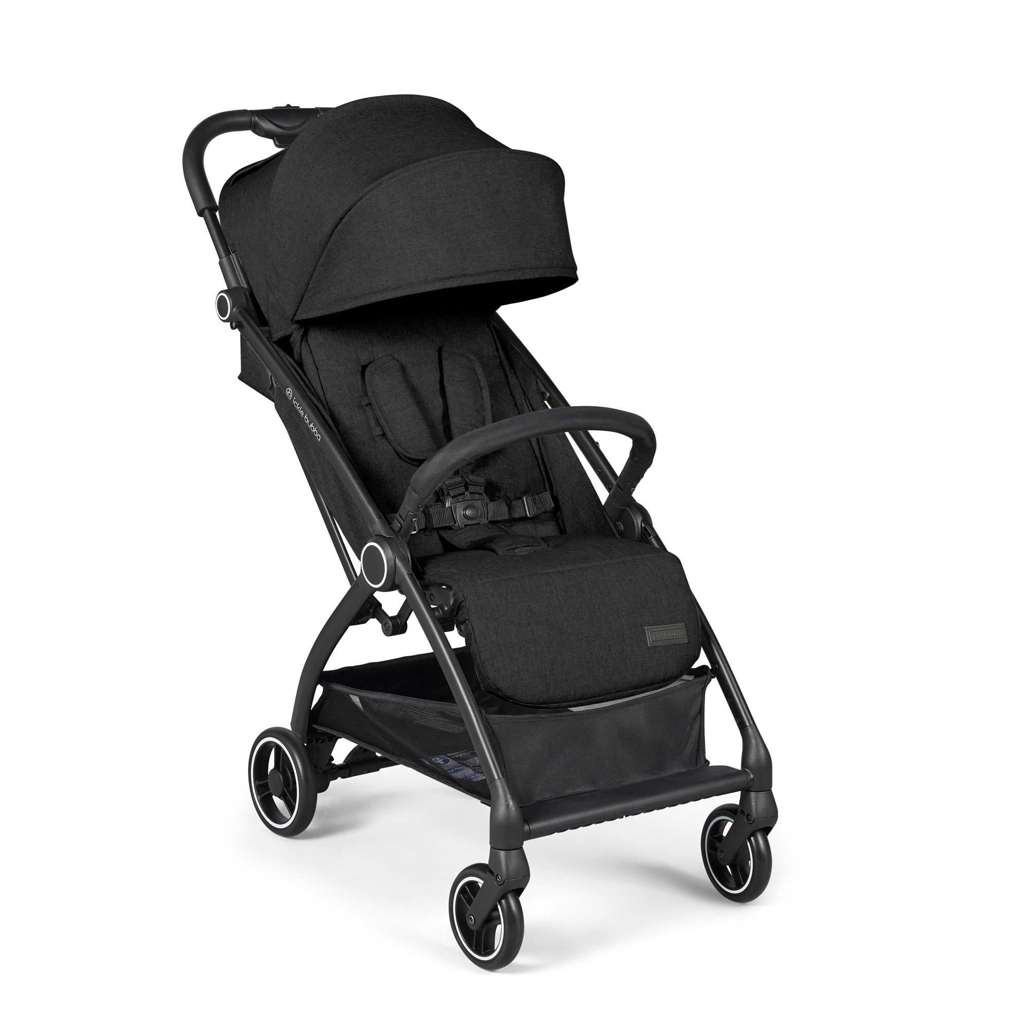 Ickle Bubba Aries Autofold Stroller in Black Pushchairs & Buggies 15-005-100-001 5056515030655