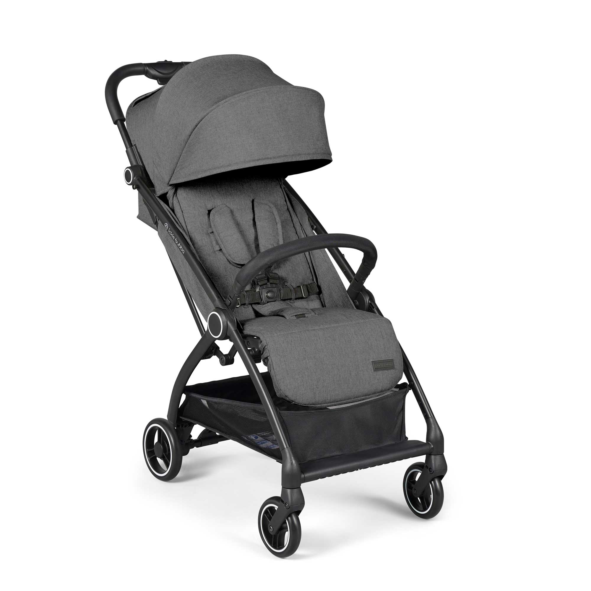 Ickle Bubba Aries Autofold Stroller in Graphite Grey Pushchairs & Buggies 15-005-100-068 5056515031232