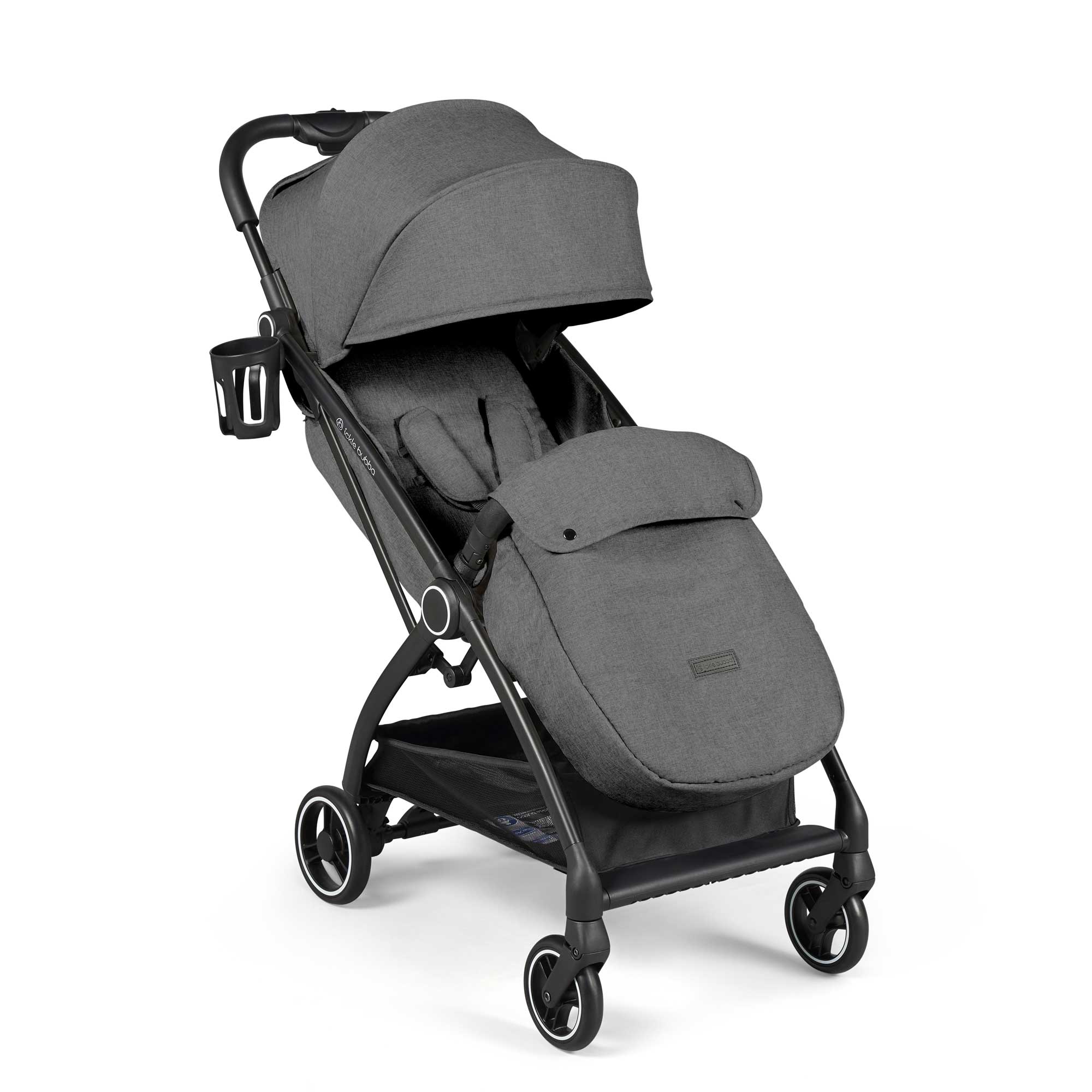 Ickle Bubba Aries Max Autofold Stroller in Graphite Grey Pushchairs & Buggies 15-005-200-068 5056515031263
