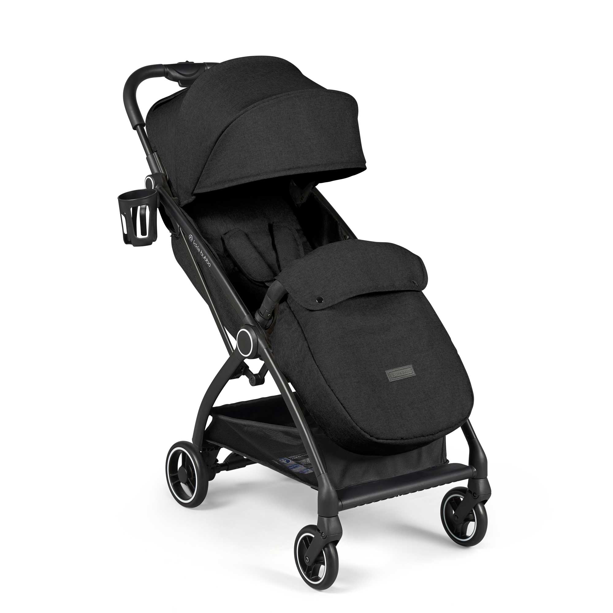 Ickle Bubba Aries Prime Autofold Stroller in Black Pushchairs & Buggies 15-005-300-001 5056515030648