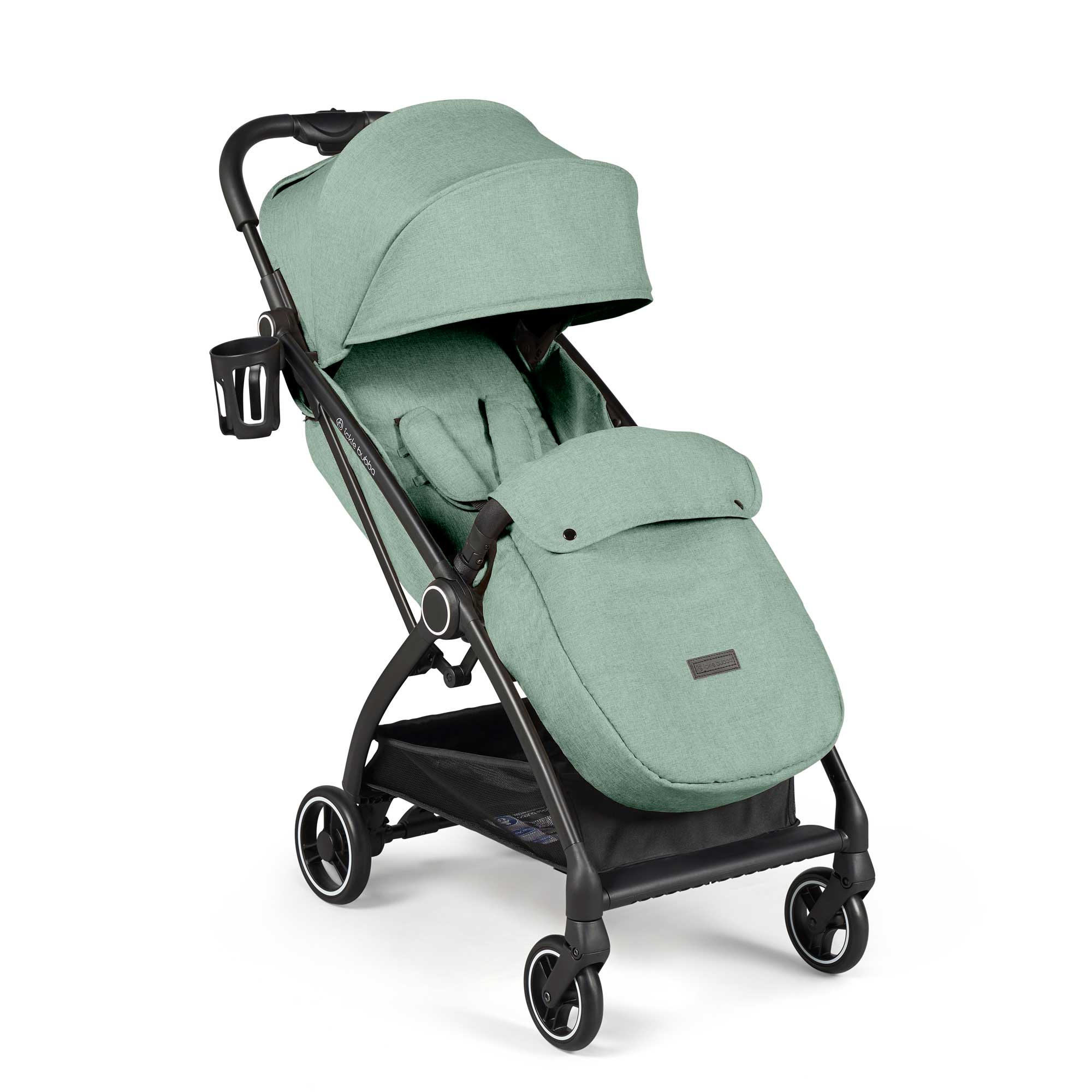 Ickle Bubba Aries Prime Autofold Stroller in Sage Green Pushchairs & Buggies 15-005-300-152 5056515031300