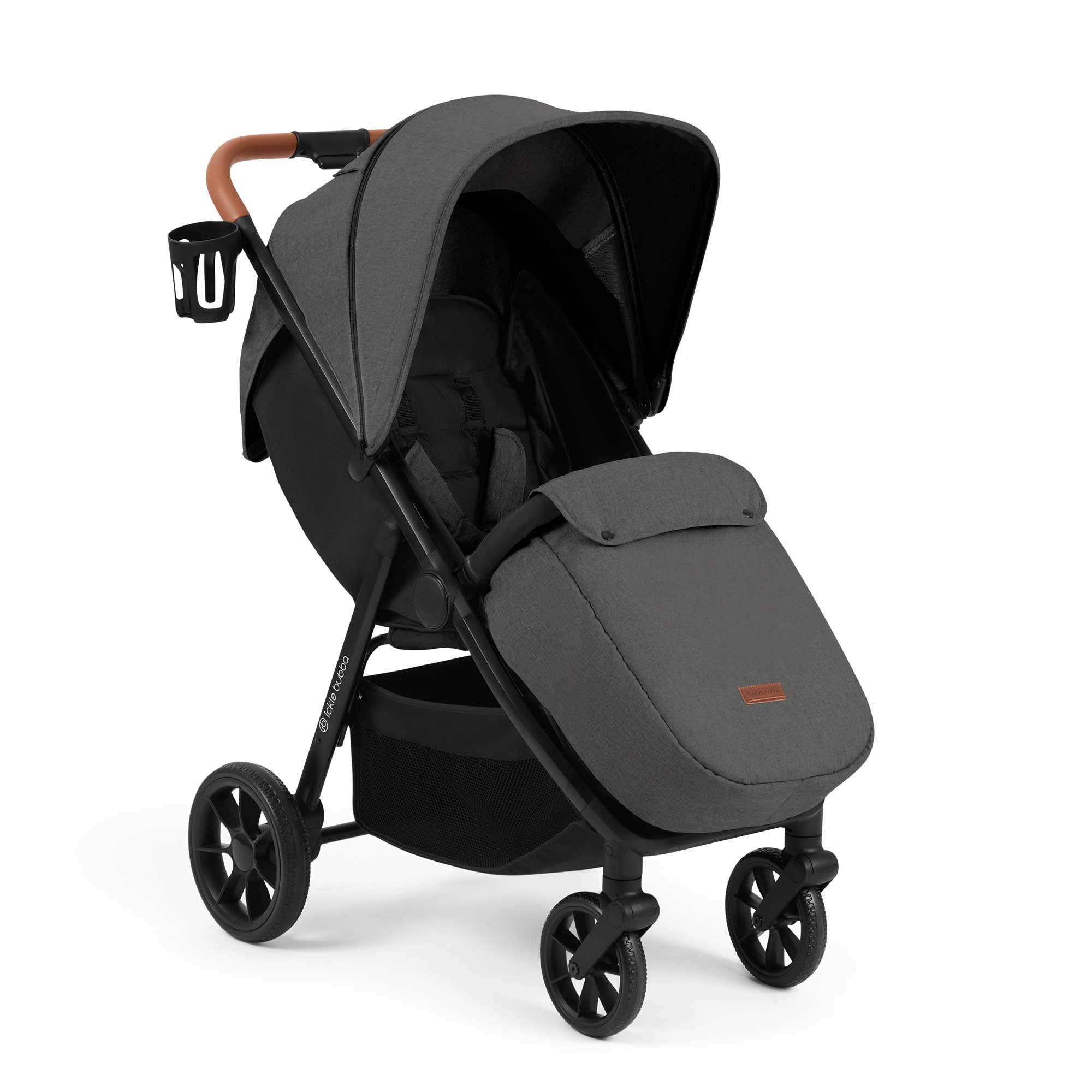 Ickle Bubba Stomp Stride Max Stroller in Charcoal Grey Pushchairs & Buggies 15-006-200-148 5056515033878