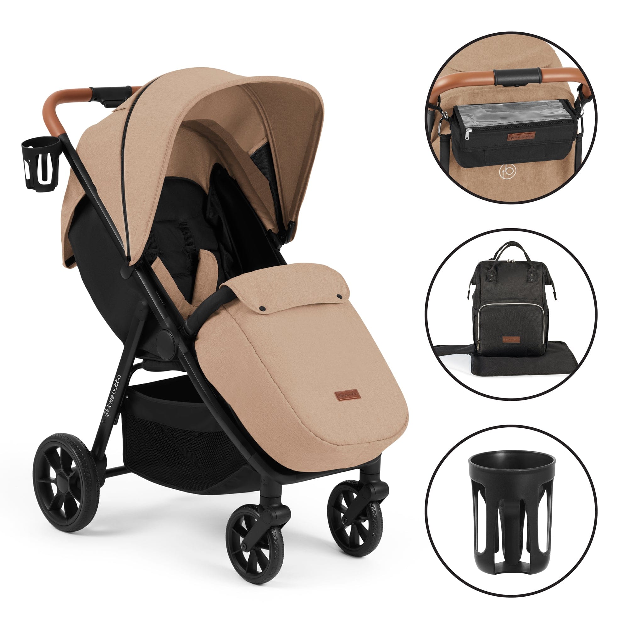 STOMP STRIDE PRIME STROLLER in Desert Pushchairs & Buggies 15-006-300-145 5056515033946