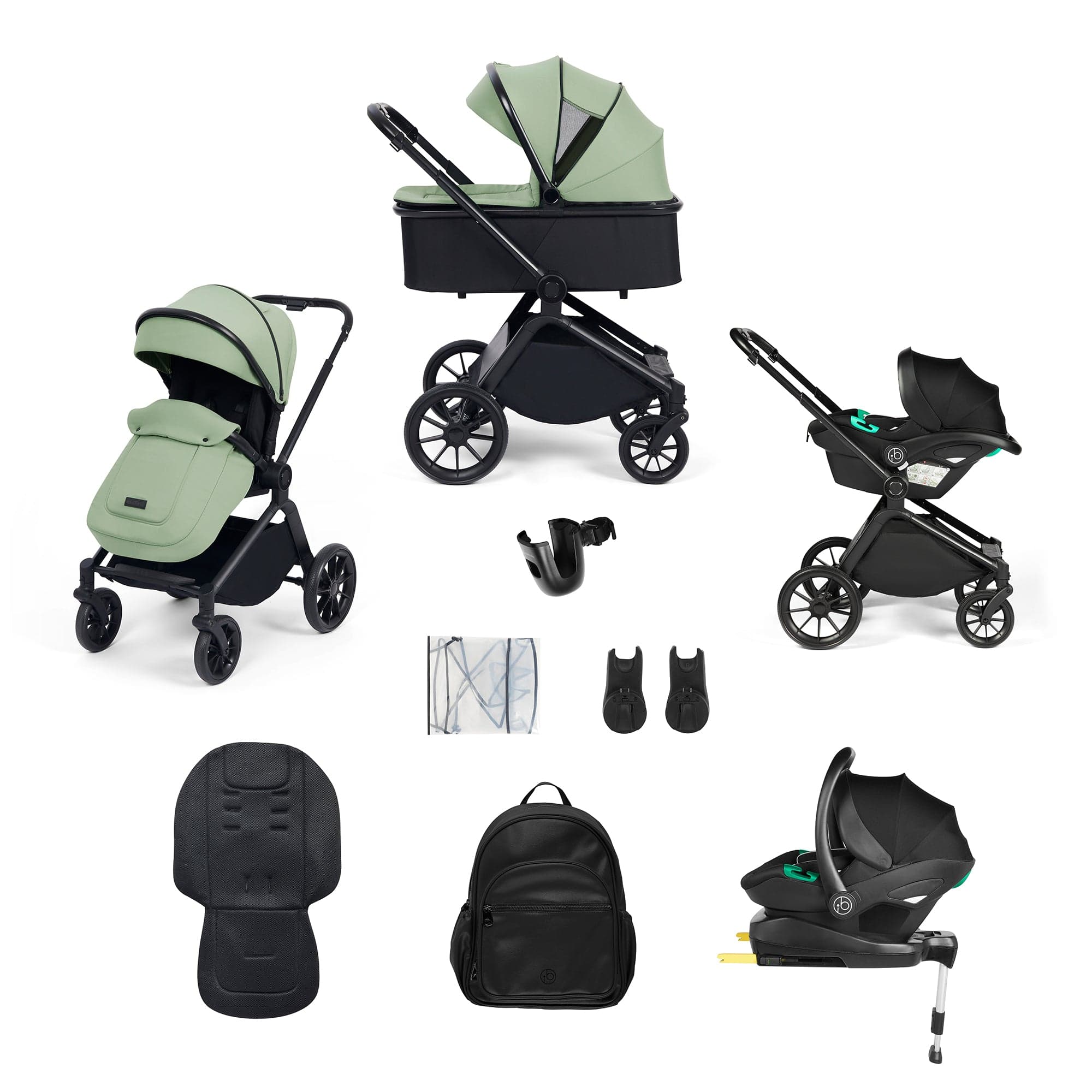 ALTIMA AIO, i-SIZE & ISOFIX & BASE - SAGE GREEN Travel Systems 10-012-300-152 5056515032819