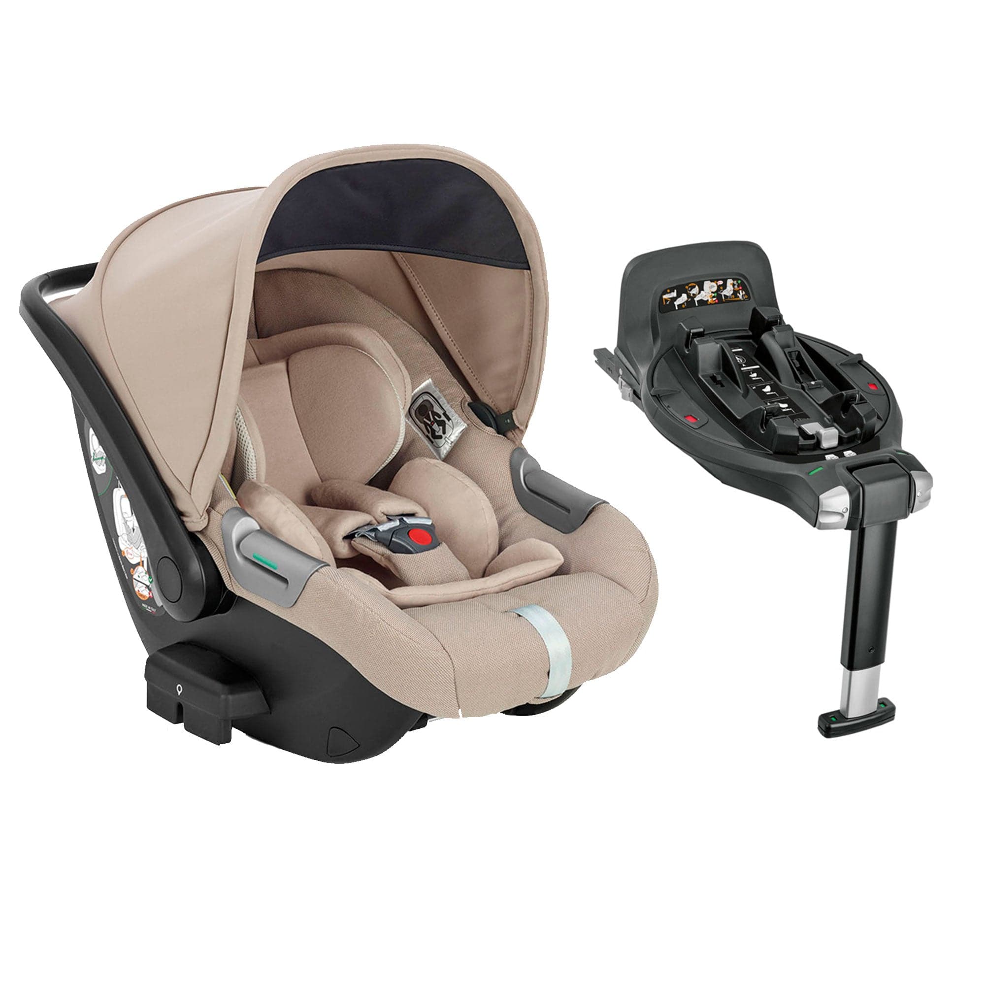 Inglesina Aptica Darwin Infant Recline Car Seat in Pashmina Beige Baby Car Seats CAR/ING/091366-1 8029448091366