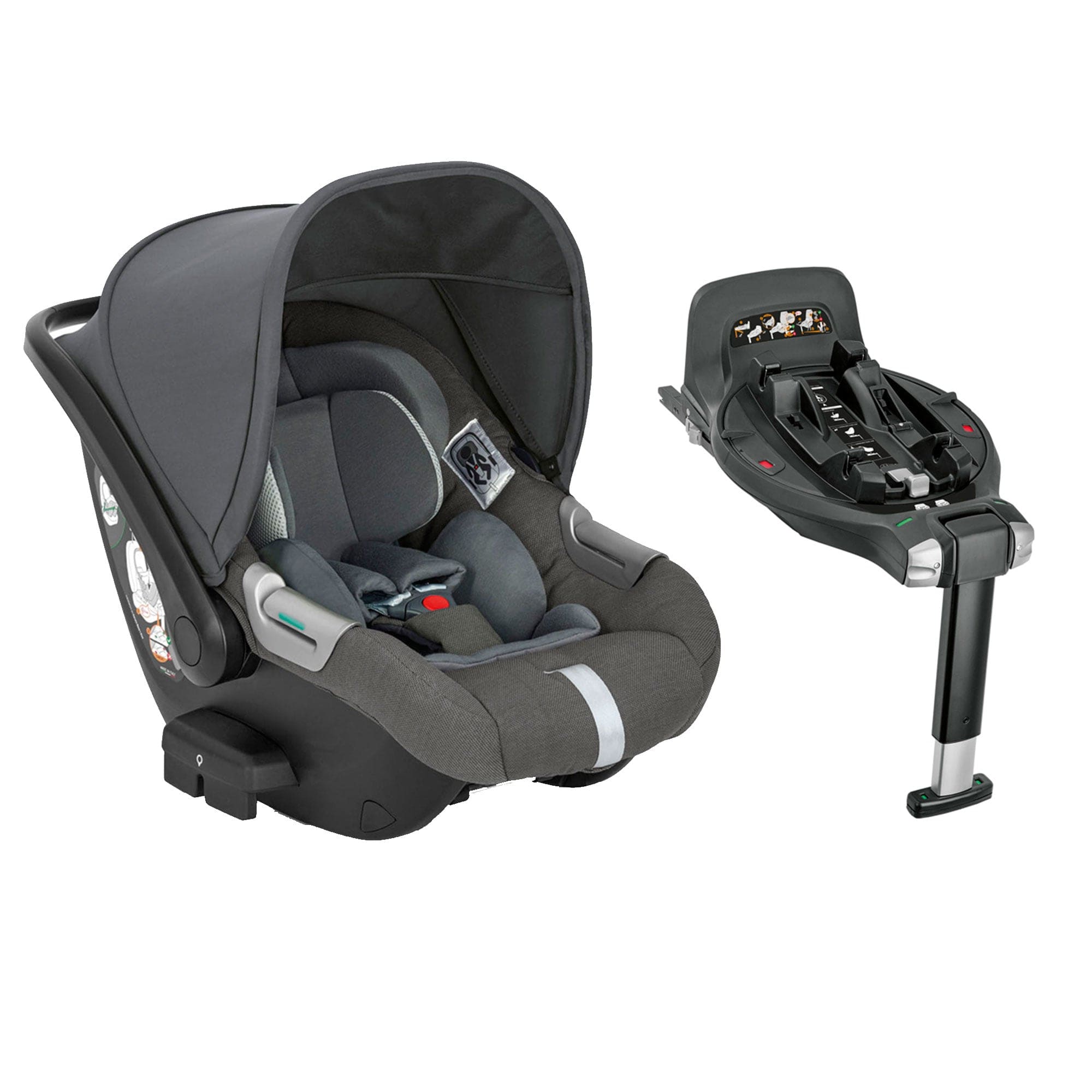 Inglesina Aptica Darwin Infant Recline Car Seat in Velvet Grey Baby Car Seats CAR/ING/091380-1 8029448091380