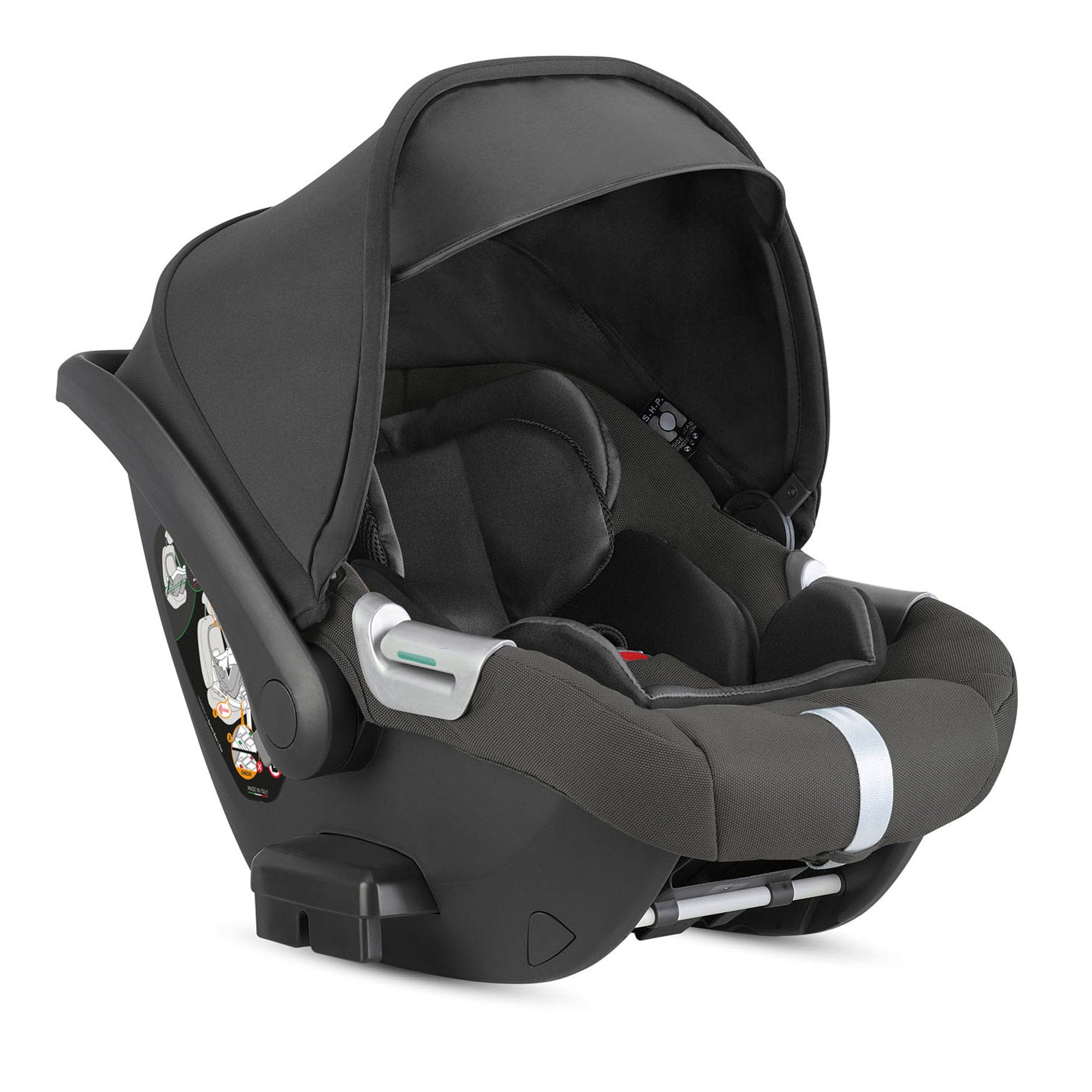 Inglesina Aptica XT Darwin Infant Recline Car Seat in Magnet Grey Baby Car Seats