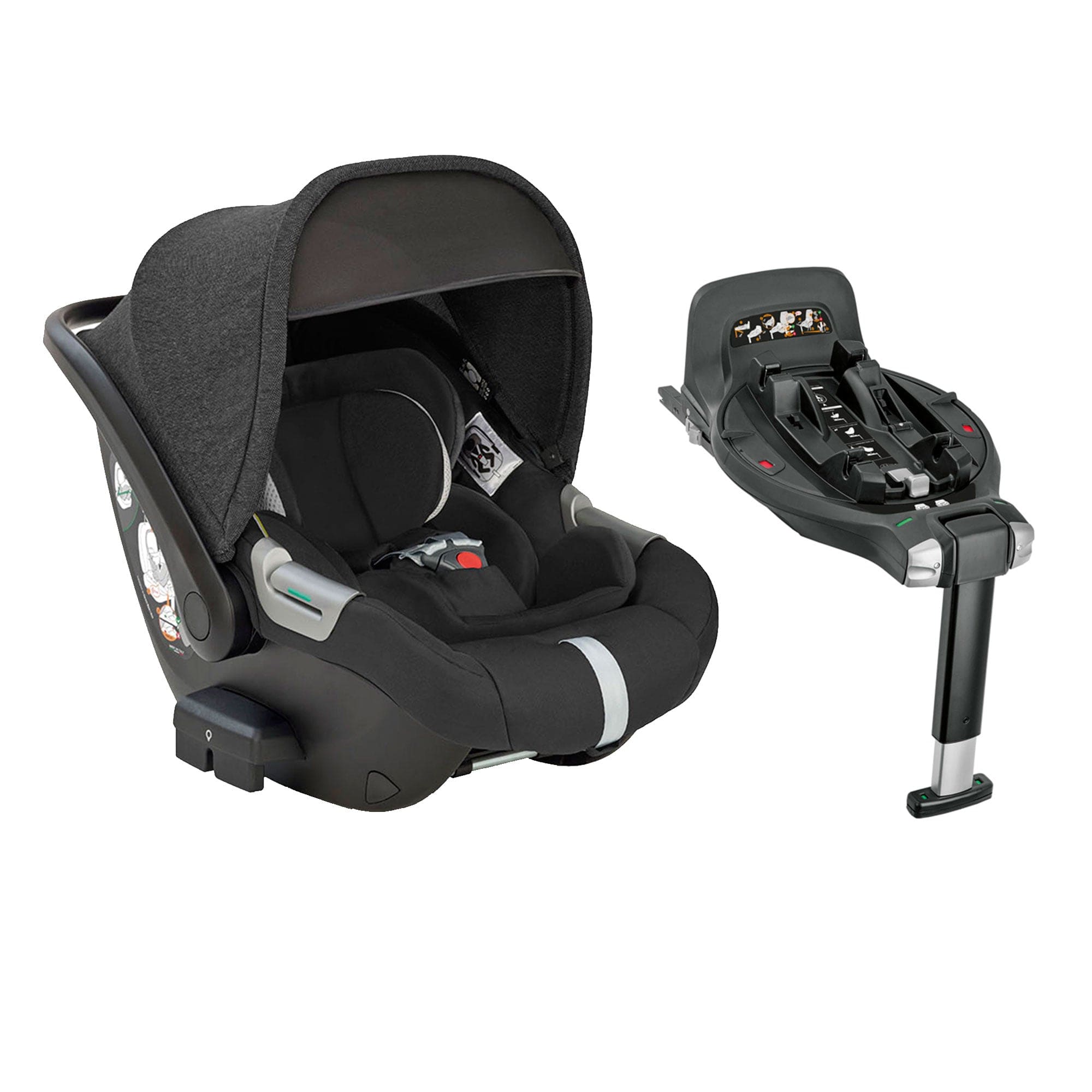 Inglesina Electa Darwin Infant Recline Car Seat in Upper Black Baby Car Seats CAR/ING/091359-1 8029448091359
