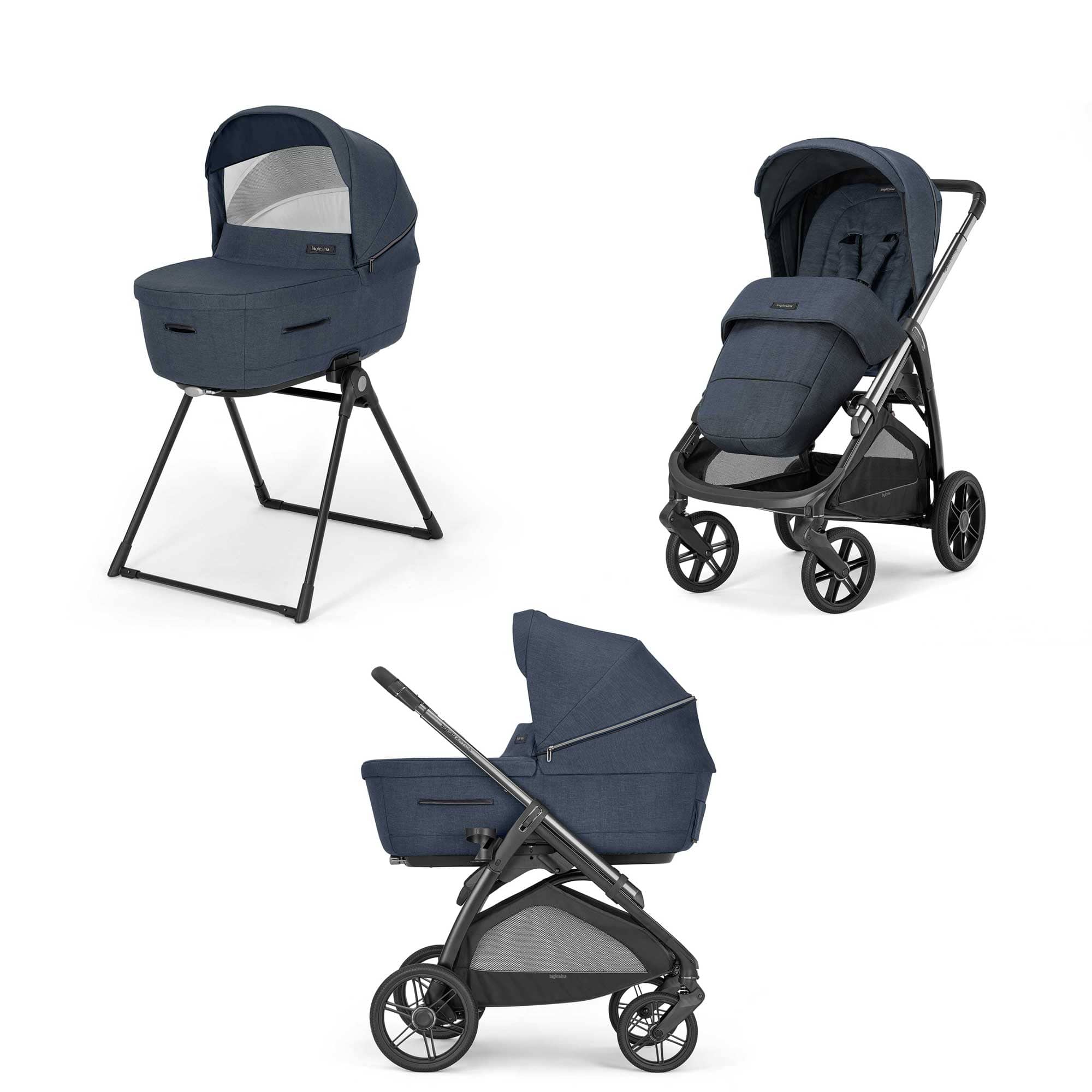 Inglesina Aptica Duo Travel System in Resort Blue Baby Prams STR/ING/154374 5060971154374