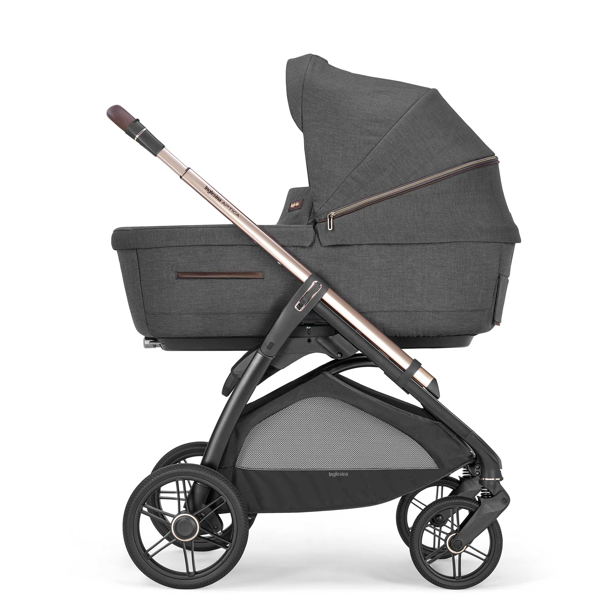 Inglesina Aptica Duo Travel System in Velvet Grey Baby Prams STR/ING/154381 5060971154381