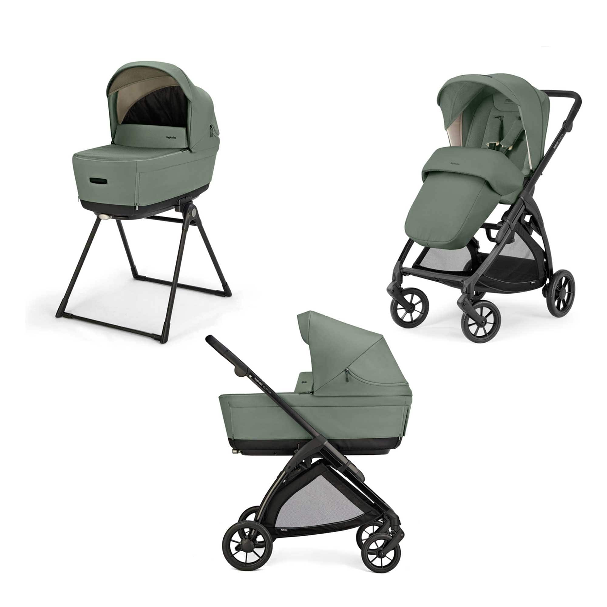 Inglesina Electa Duo Travel System in Murray Green Baby Prams STR/ING/154312 5060971154312