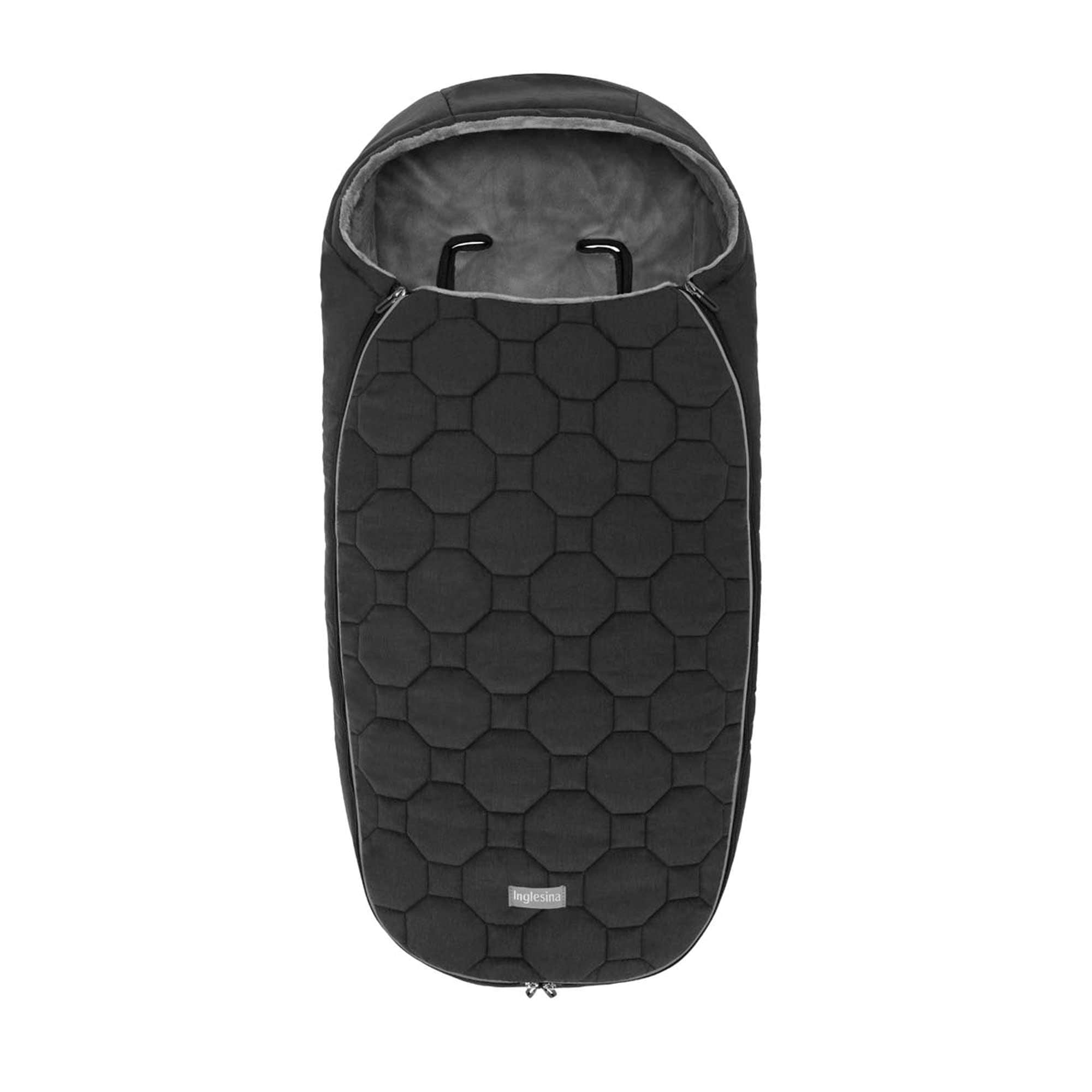 Inglesina Winter Stroller Footmuff in Valcan Black Footmuffs & Liners ACC/ING/082876 8029448082876