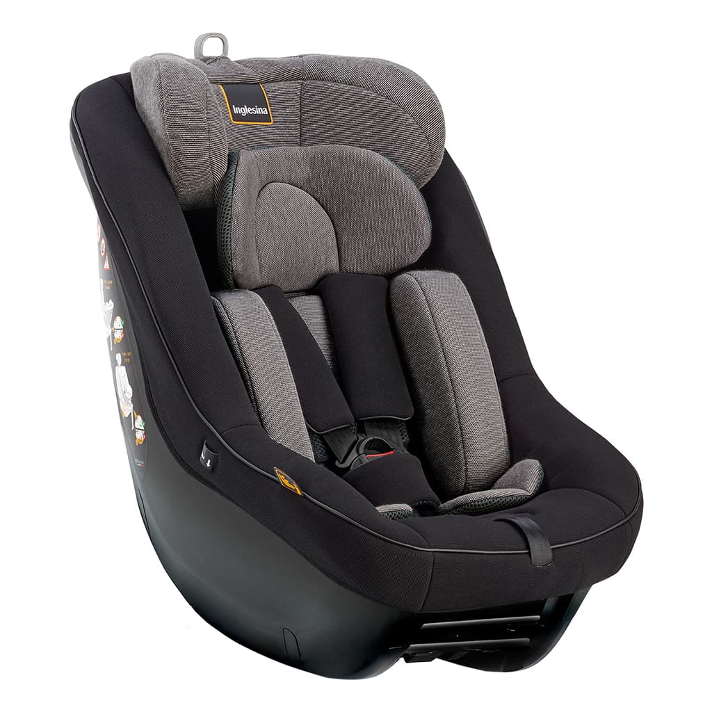 Inglesina Darwin Next Stage Car Seat in Vulcan Black Toddler Car Seats CAR/ING/089332 8029448089332