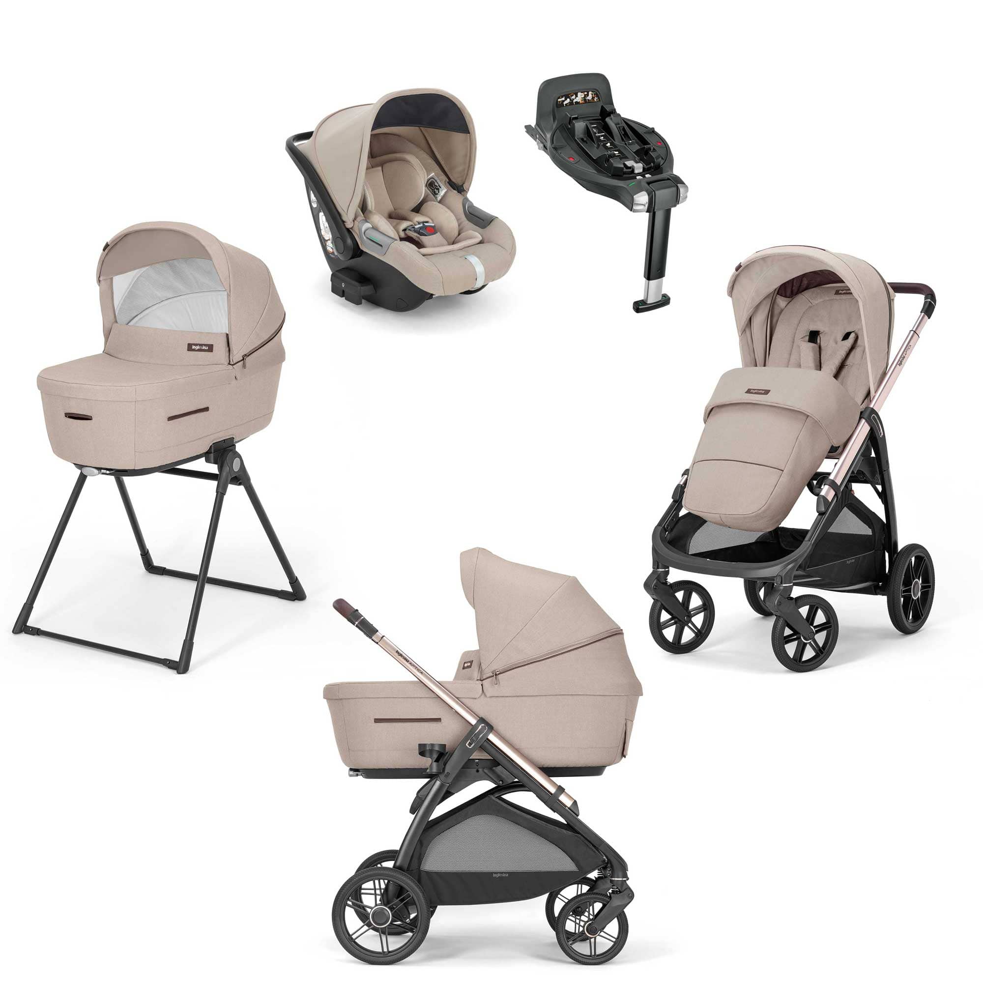 Inglesina Aptica Quattro Travel System in Pashmina Beige Travel Systems STR/ING/154008 5060971154008