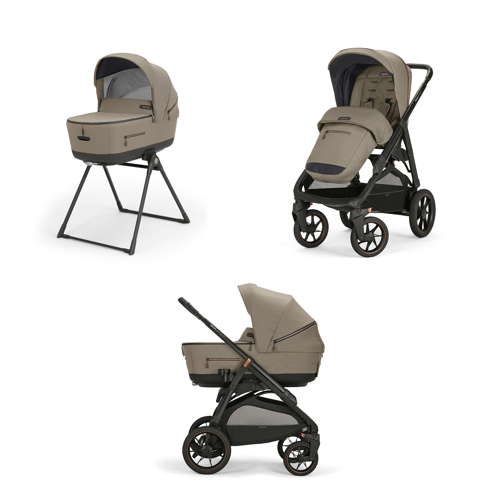 Inglesina Aptica XT Travel System Quattro in Tuareg Beige