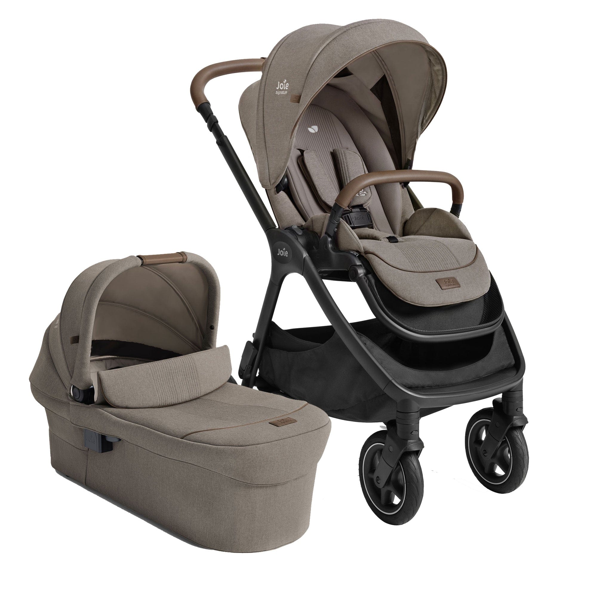 Joie Finiti Flex Pushchair & Ramble XL Carrycot in Maple Baby Prams Z2BJFNIT1026UK 5056080617701