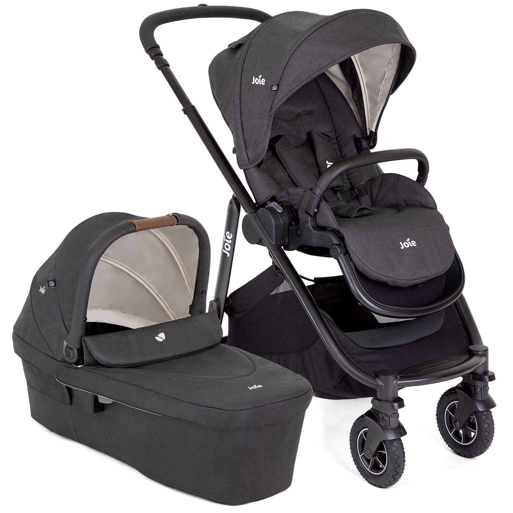 Versatrax Pushchair and Ramble XL Carrycot in Shale Baby Prams Z2BJVTRX1005UK 5056080613857