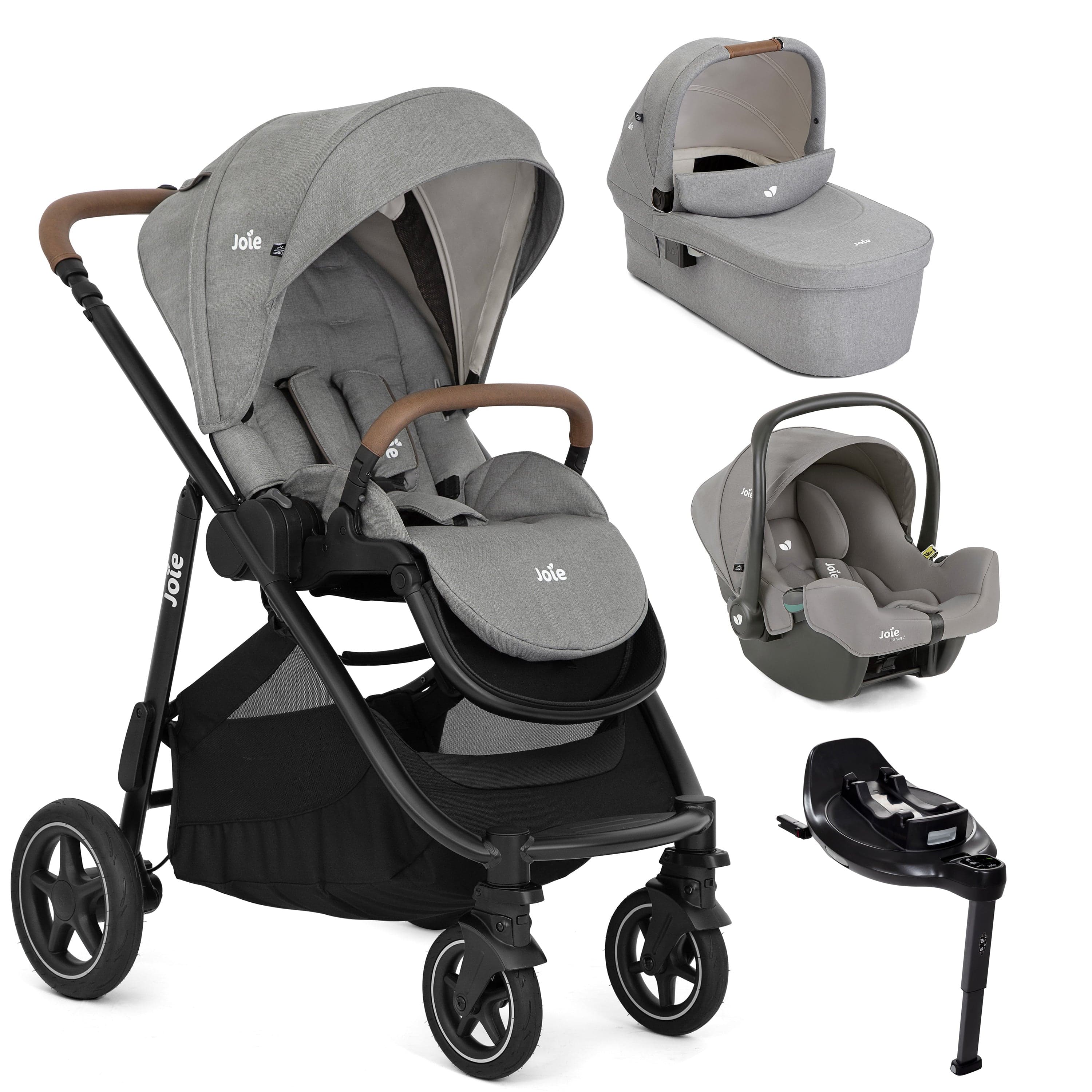 Joie Versatrax On The Go Encore Bundle in Pebble Travel Systems Z2BJVTRX1042UK 5056080617541