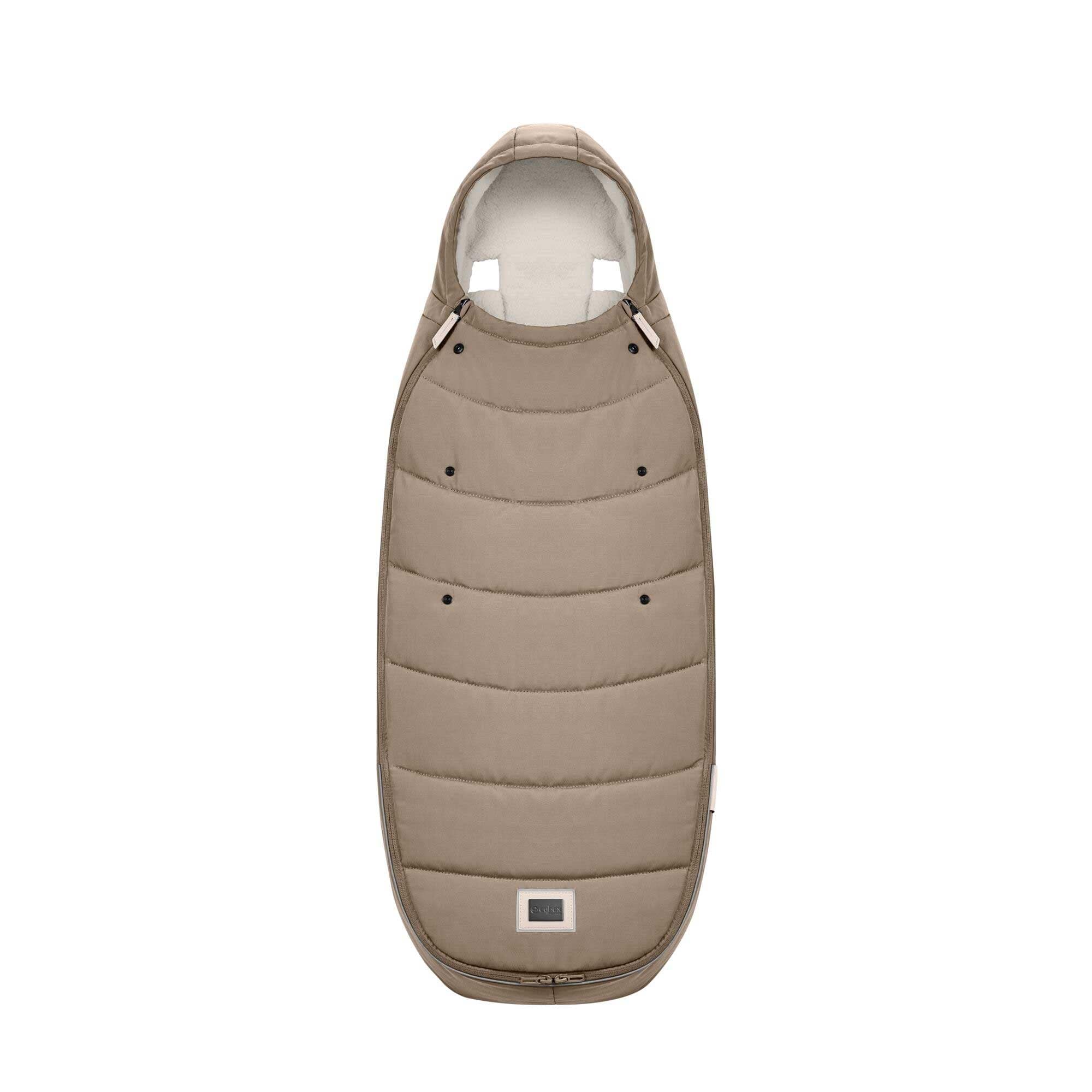 Cybex Platinum Footmuff in Cozy Beige Footmuffs & Liners 523001313 4063846453313