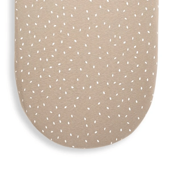 The Little Green Sheep Organic Moses Fitted Sheet in Truffle Rice Cot & Cot Bed Sheets BD003AJ 5060730245794