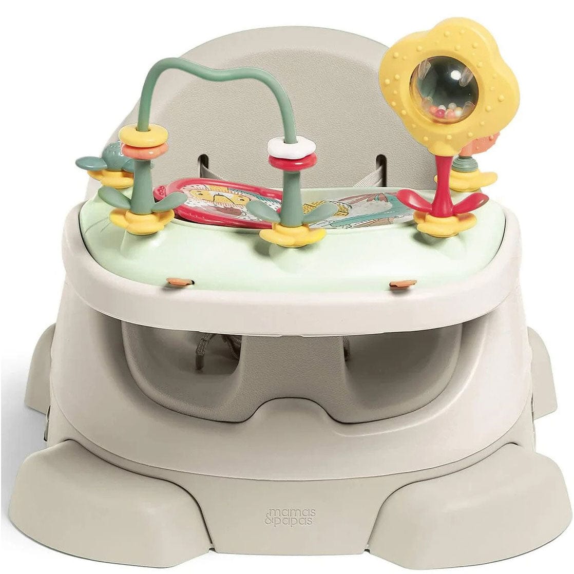 Mamas & Papas Bug 3-in-1 Floor & Booster Seat with Activity Tray in Clay Activity Toys 98681CL00 5063229033285