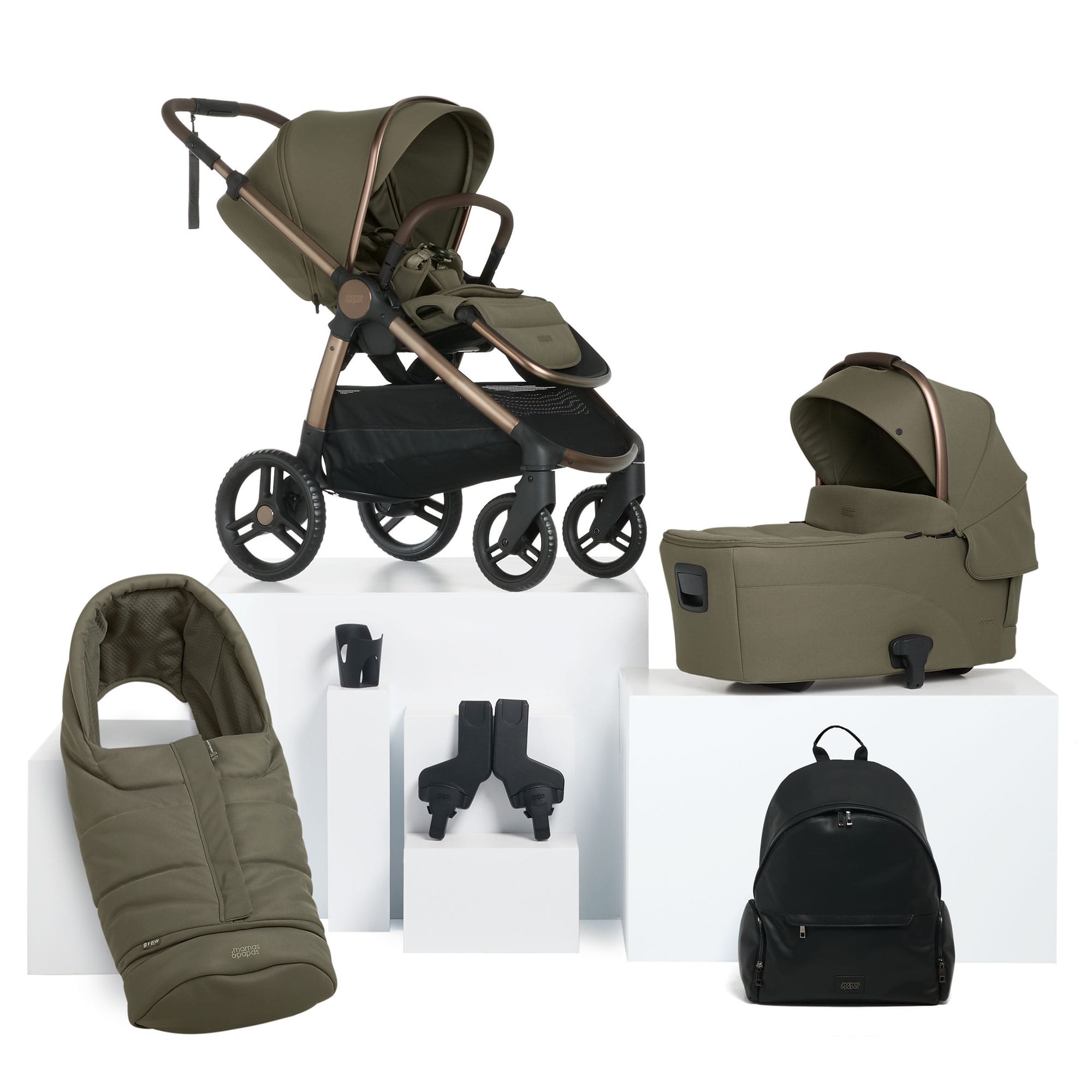 Mamas & Papas Ocarro 2 6-Piece Essentials Kit in Evergreen Baby Prams 67082L702 5063229356681