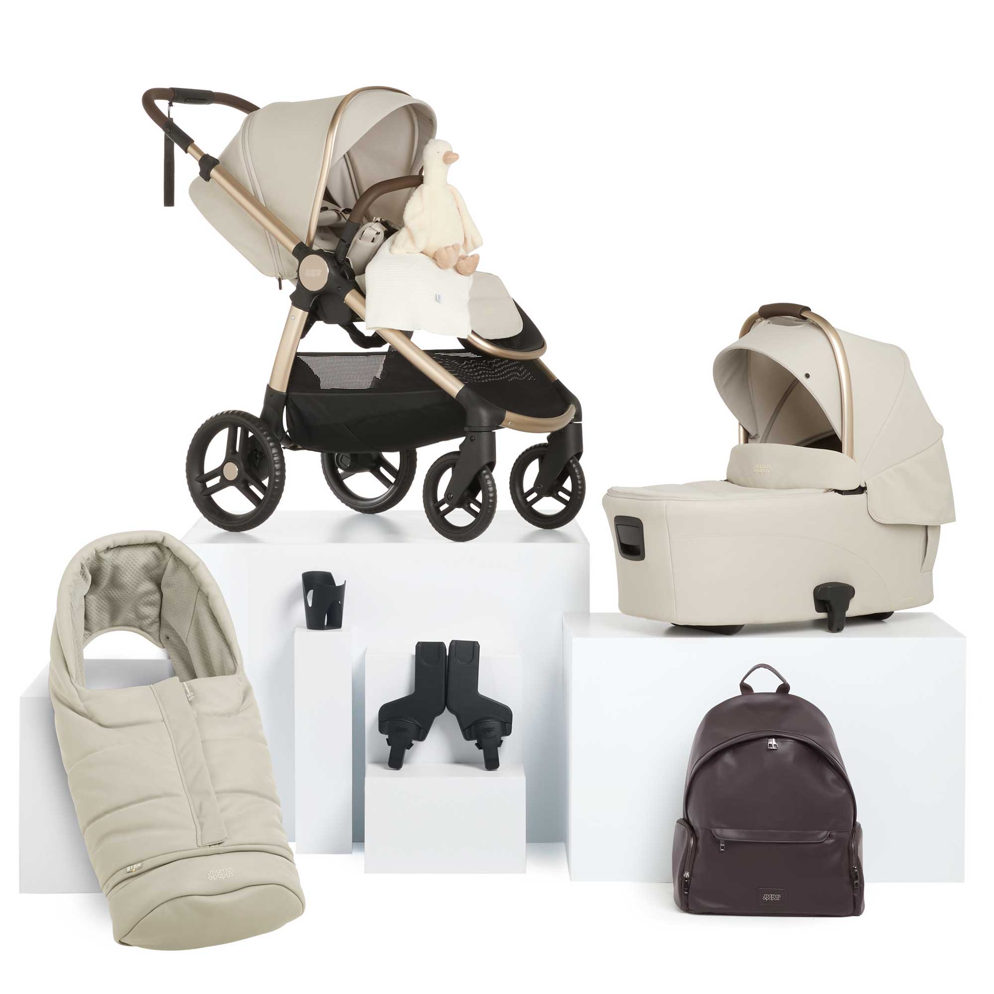 Mamas Papas Ocarro 8-Piece Essentials Kit in Shell