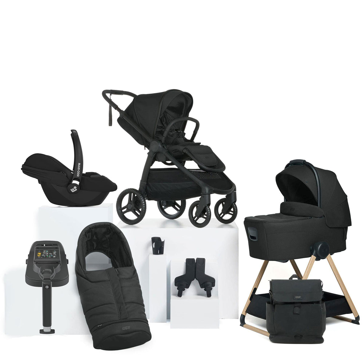 Mamas & Papas Ocarro 2 Complete 9 Piece Maxi-Cosi Bundle in Eclipse Baby Prams 67091EC01-7 5063229228131