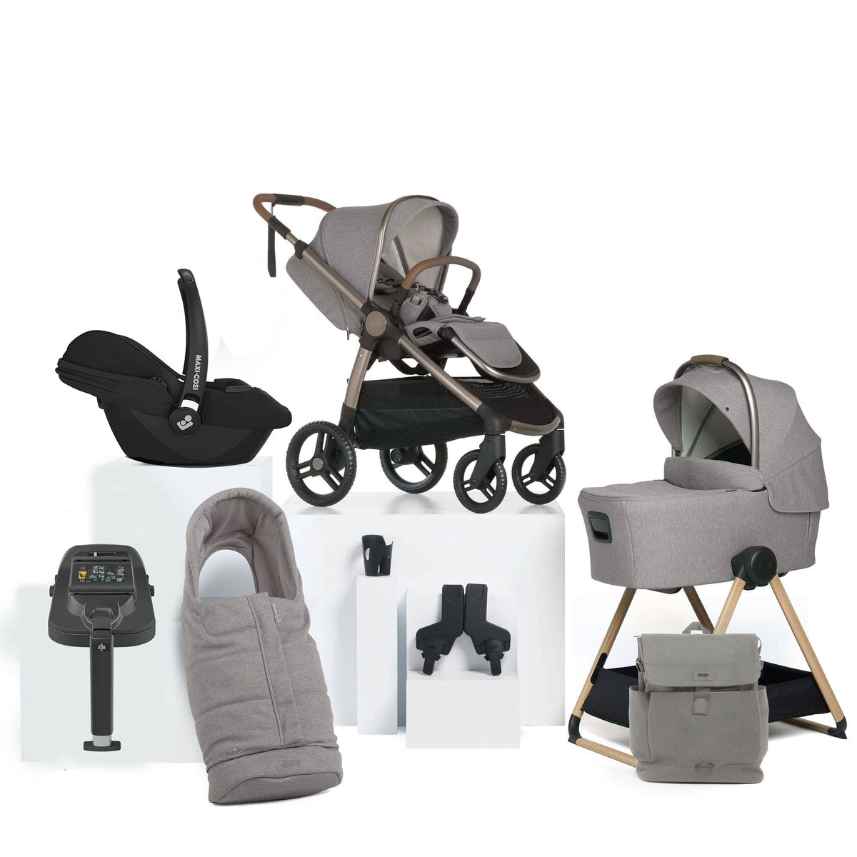Mamas & Papas Ocarro 2 Complete 9 Piece Maxi-Cosi Bundle in Heritage Baby Prams 6709L9001-7 5063229228049