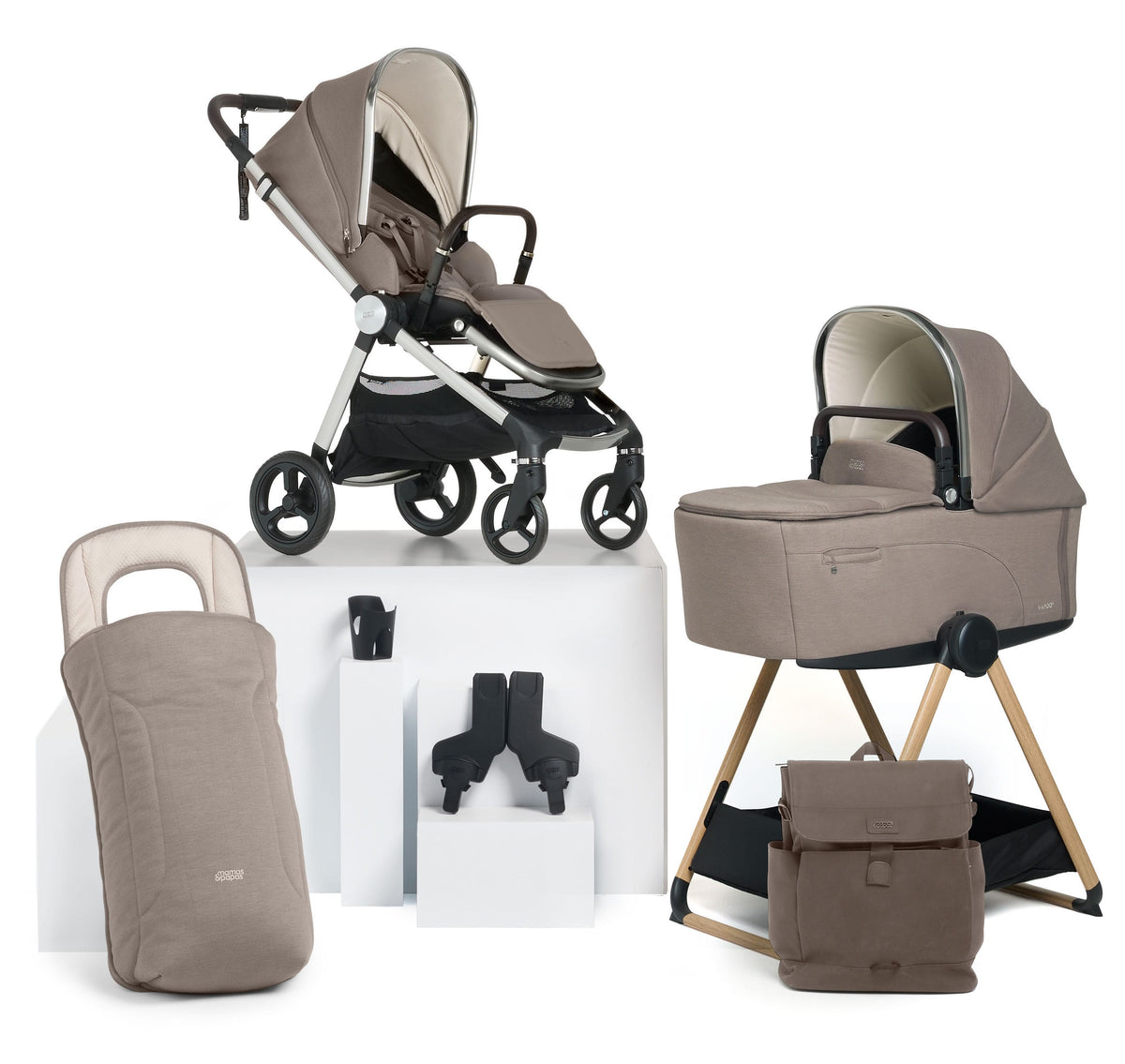 Mamas & Papas Vardo Essential Bundle in Heritage Baby Prams 523908104 5063229326066