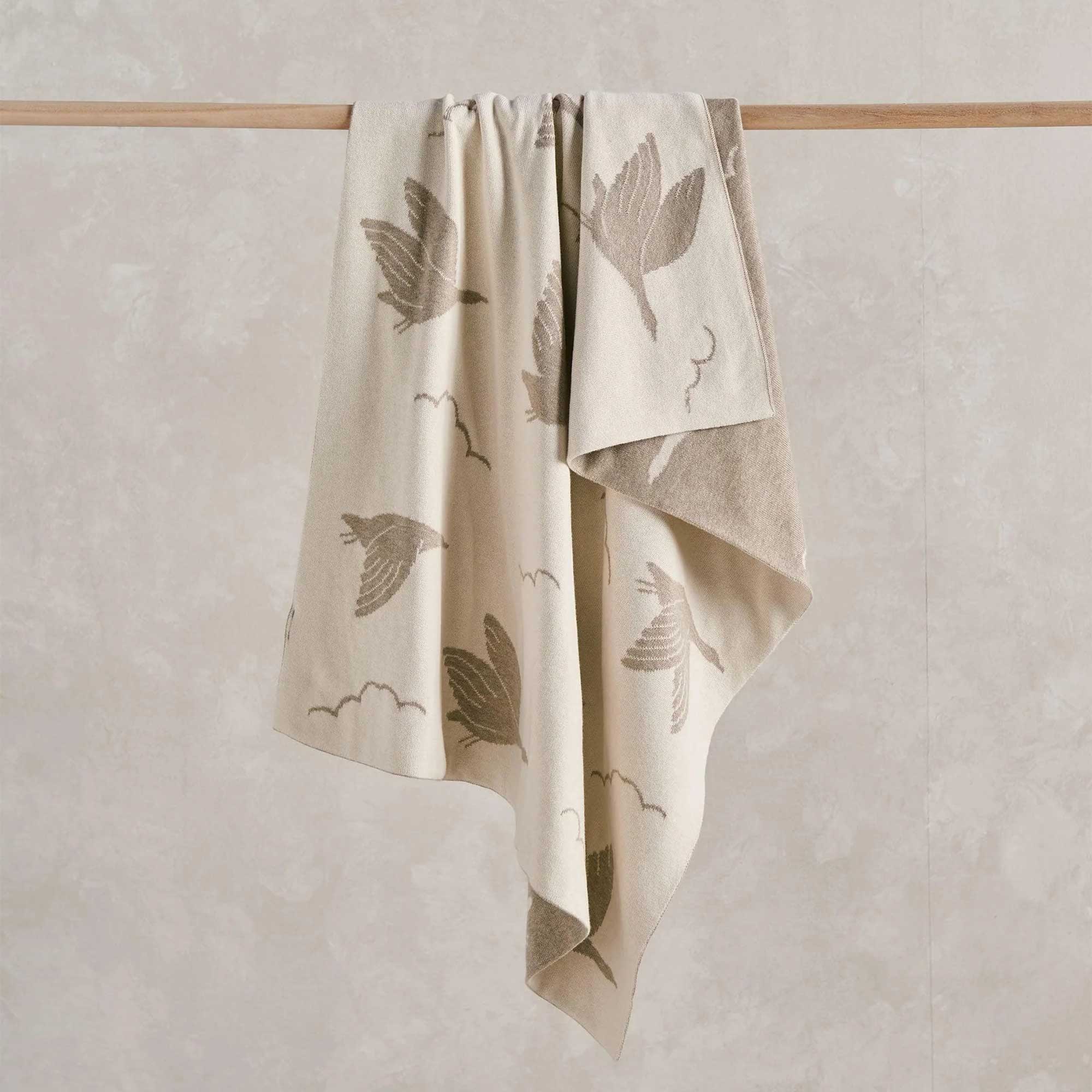 Mamas & Papas Welcome To The World Knitted Duckling Blanket Cot & Cot Bed Blankets 7883OE500 5063229111921