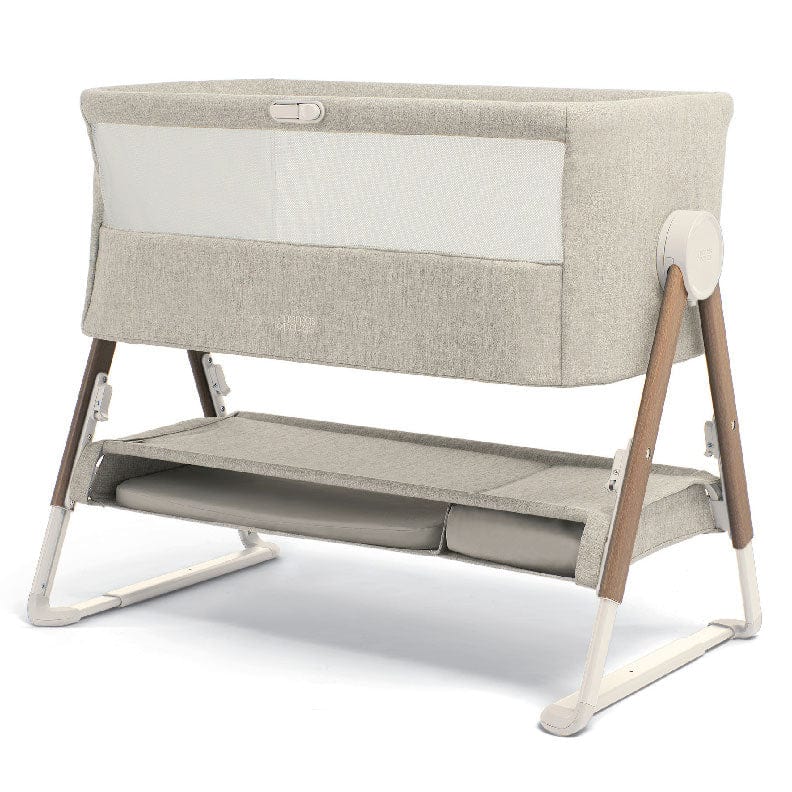 Mamas & Papas Lua Fawn Bedside Crib Oat Bundle Cribs BBLUPK200 5057232716181