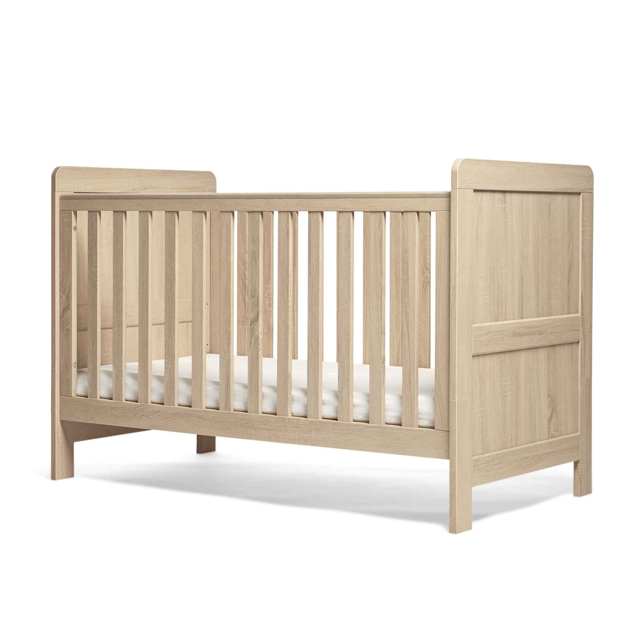 Mamas & Papas Atlas 3 Piece Cotbed Range Light Oak Nursery Room Sets