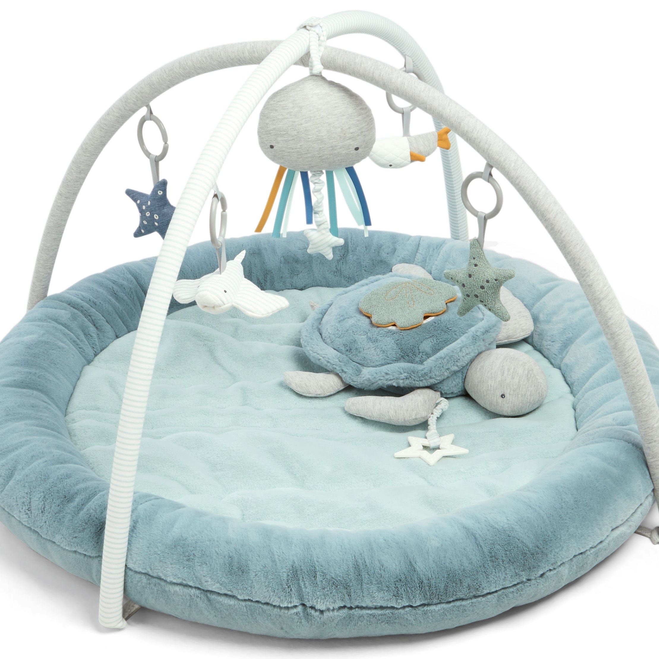 Mamas & Papas Welcome to the World Playmat- Blue Playmats & Gyms 7736MC101 5057232015444