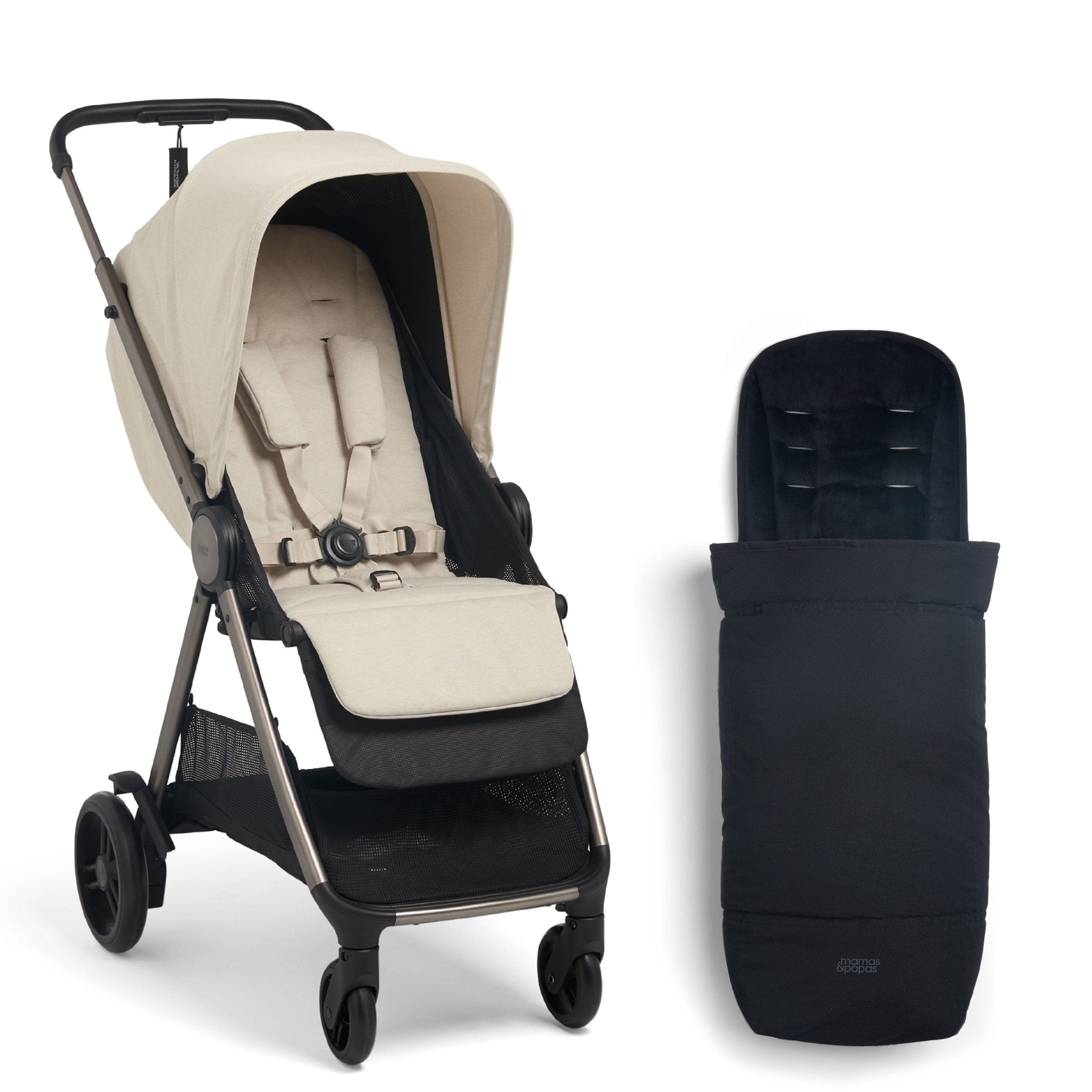 Mamas & Papas Libro Stroller & Footmuff Bundle in Morell Pushchairs & Buggies 50981MR00 5063229164125