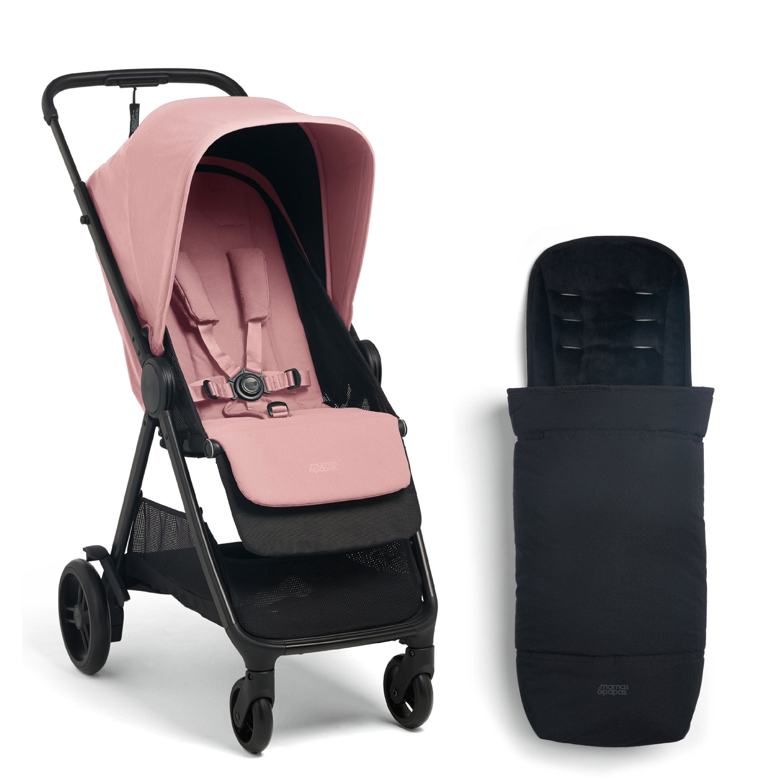 Mamas & Papas Libro Stroller & Footmuff Bundle in Peony Pushchairs & Buggies 50981PN00 5063229164132