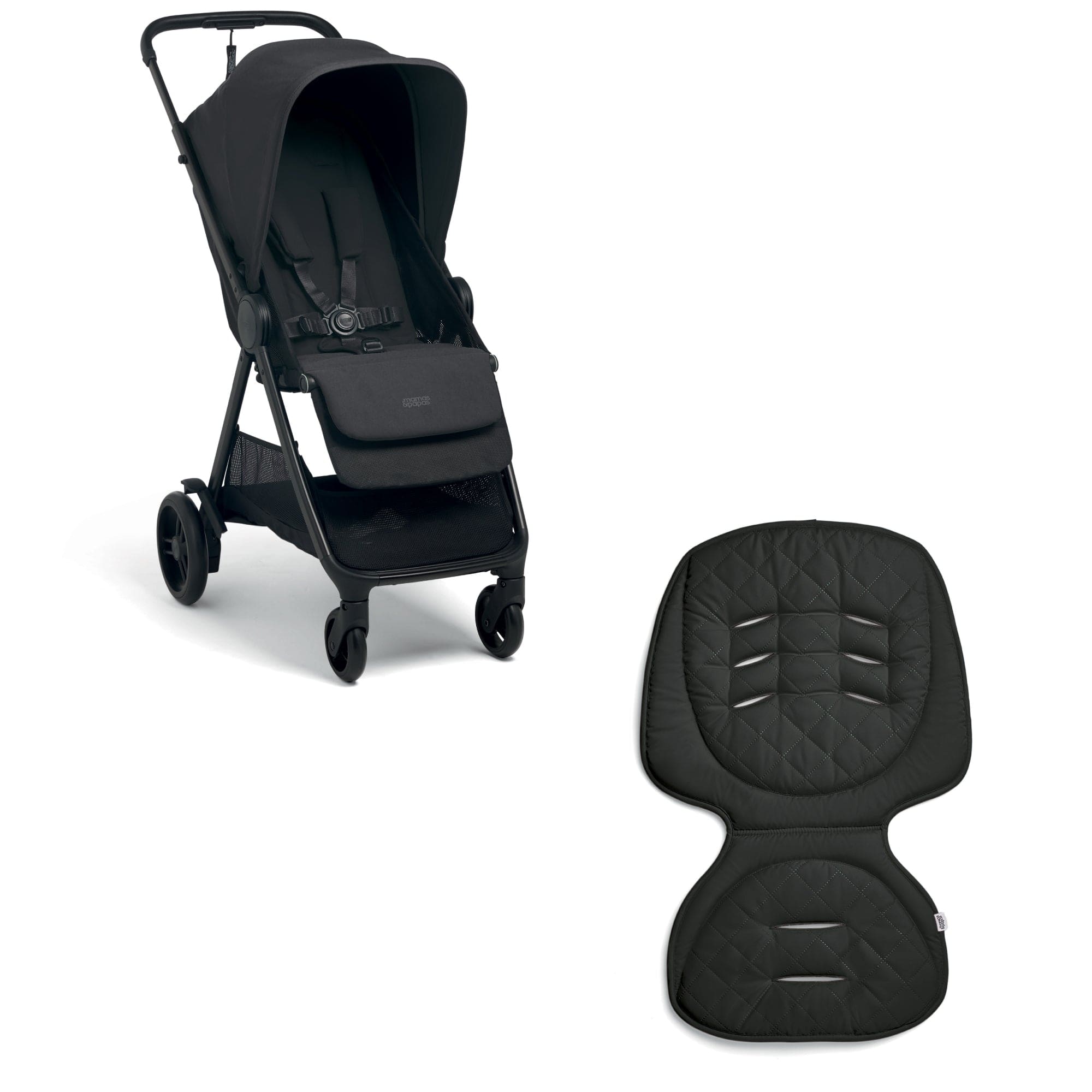 Mamas & Papas Libro Stroller & Liner Bundle in Liquorice Pushchairs & Buggies 50901LC00 5063229135576