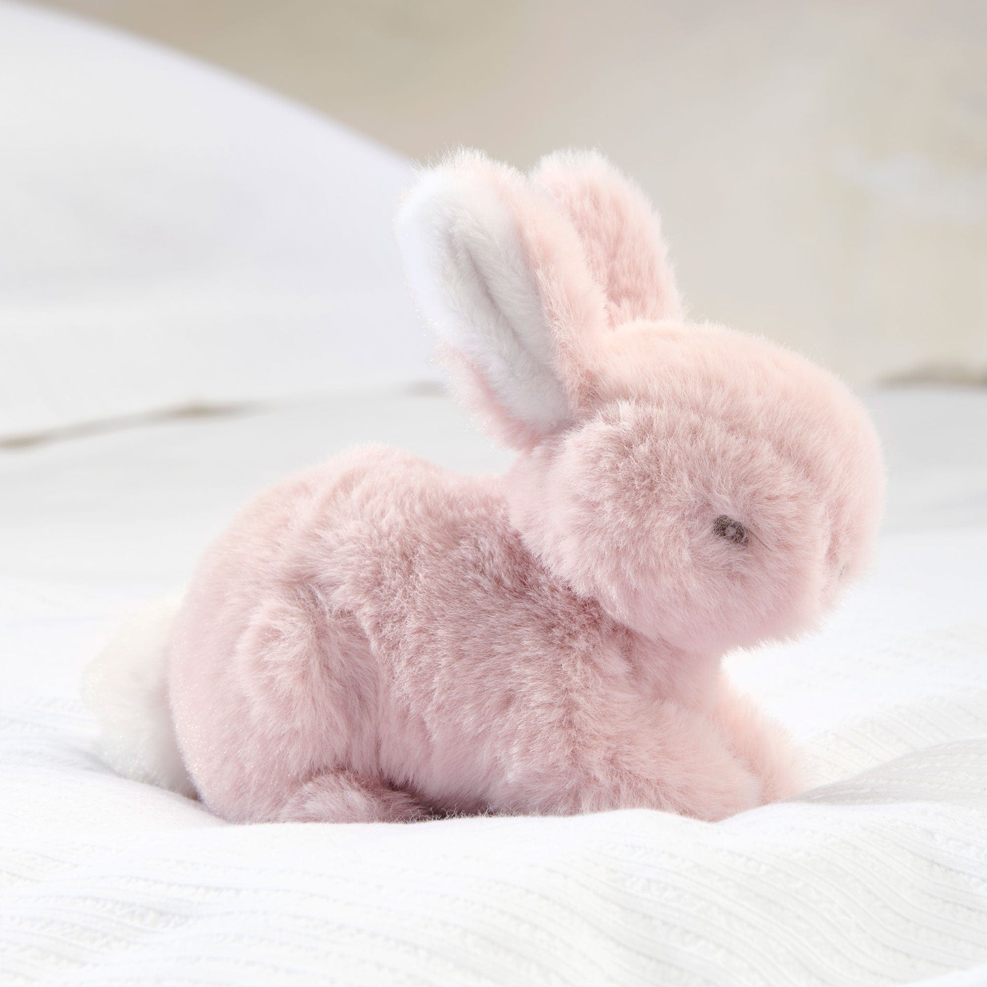 Mamas & Papas Soft Toy in Forever Treasured Bunny Pink Soft Animals 48551TR02 5057232328391
