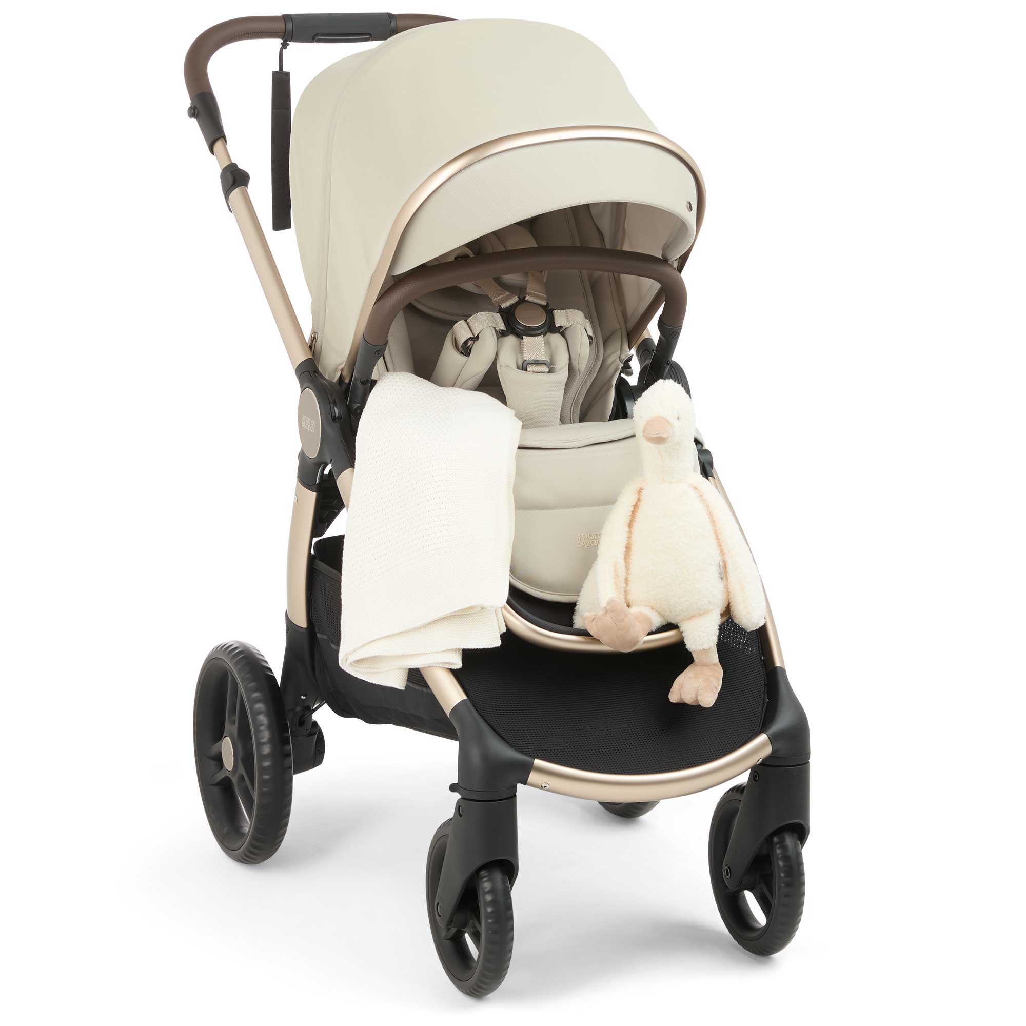 Mamas & Papas Ocarro 2 Complete 10 Piece Cybex Bundle in Shell Travel Systems