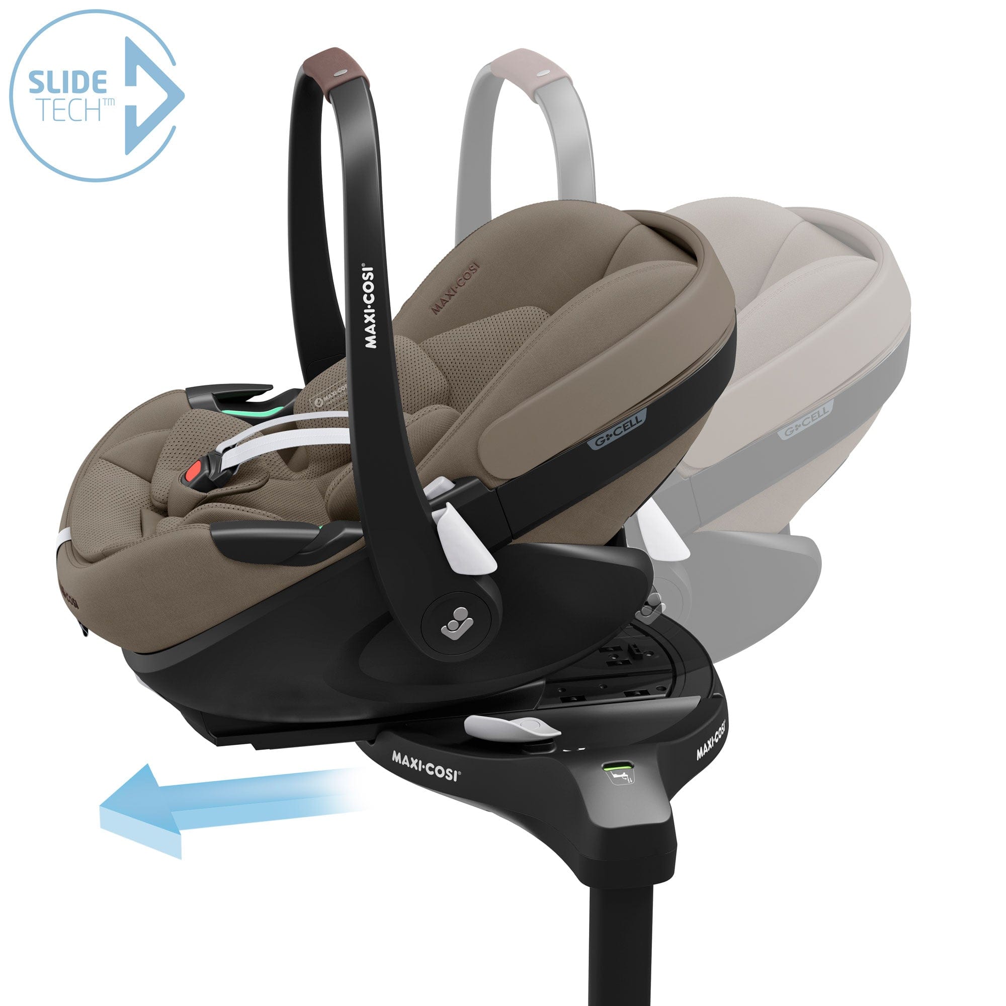 Maxi-Cosi 360 Pro 2 Family Bundle in Twillic Truffle Baby Car Seats KF10000126 8712930020363