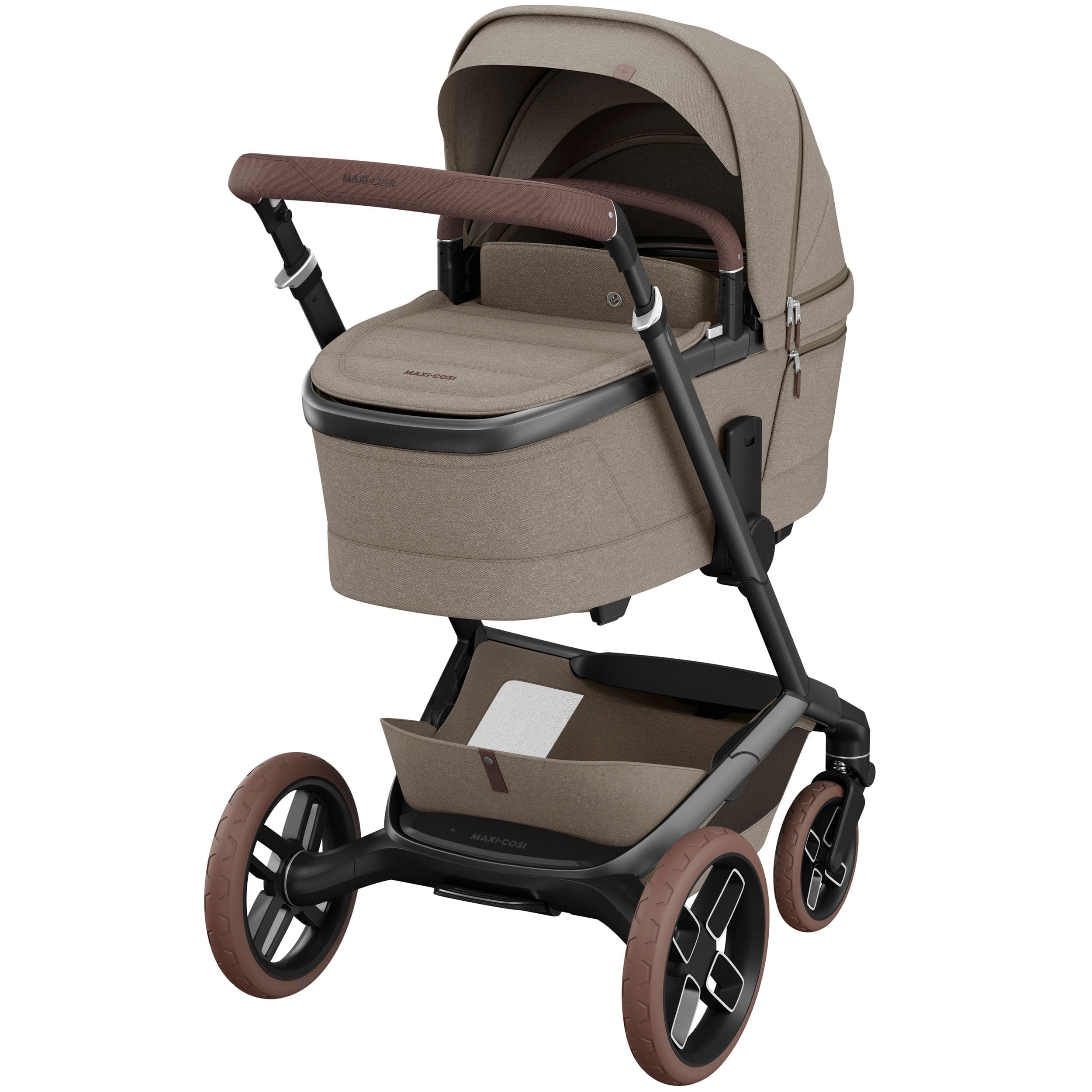 Maxi-Cosi FAME 9 Piece Emerald 360 Pro 2 Bundle in Twillic Truffle (Brown Wheels) Baby Prams KF10000130 8712930023777