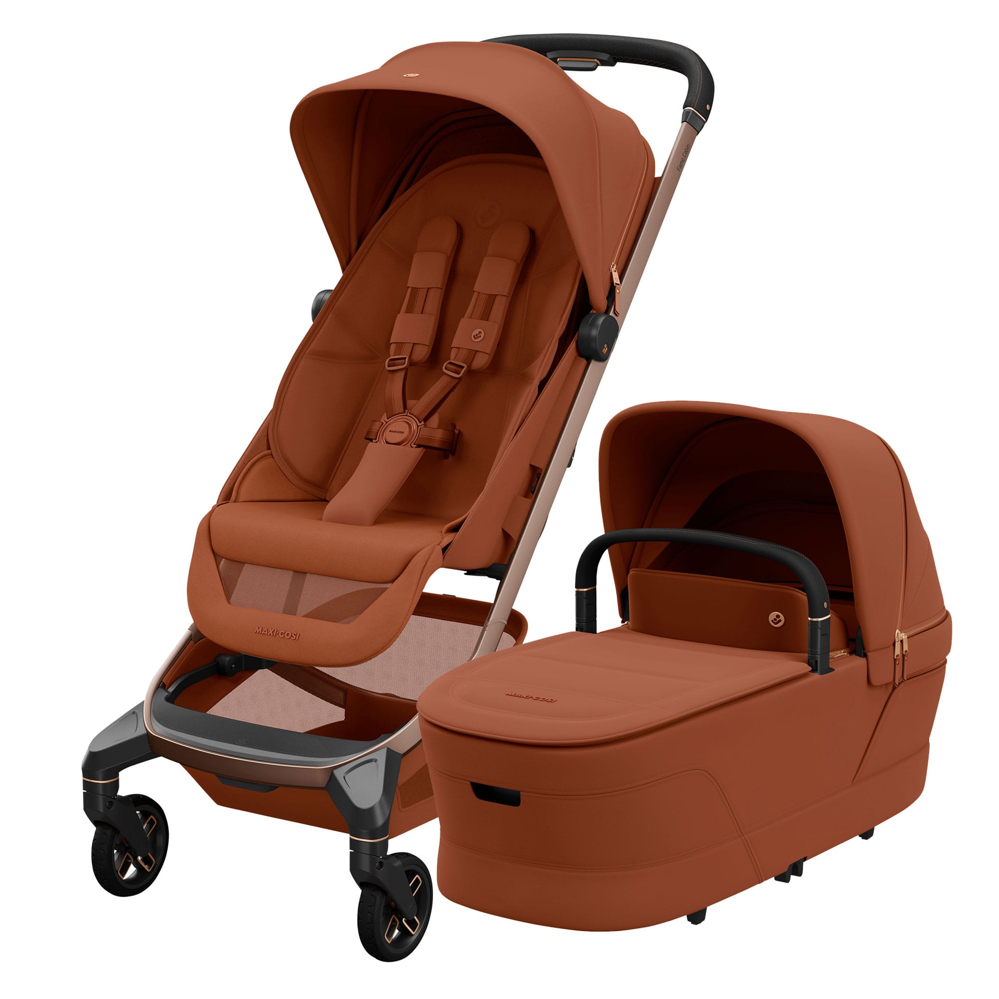 Maxi-Cosi Fame Cabin Complete Pram in Copper Terra Baby Prams KF10000219 8720291001853