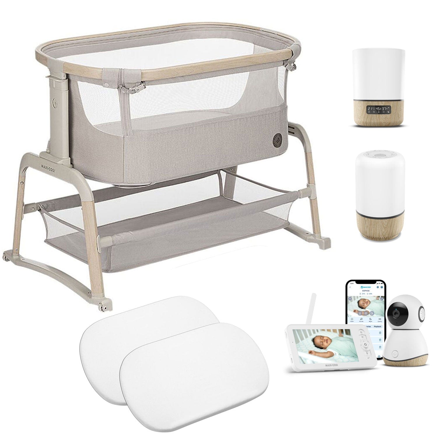 maxi cosi home collection Maxi-Cosi Home Ultimate Sleep Bundle in Classic Beige