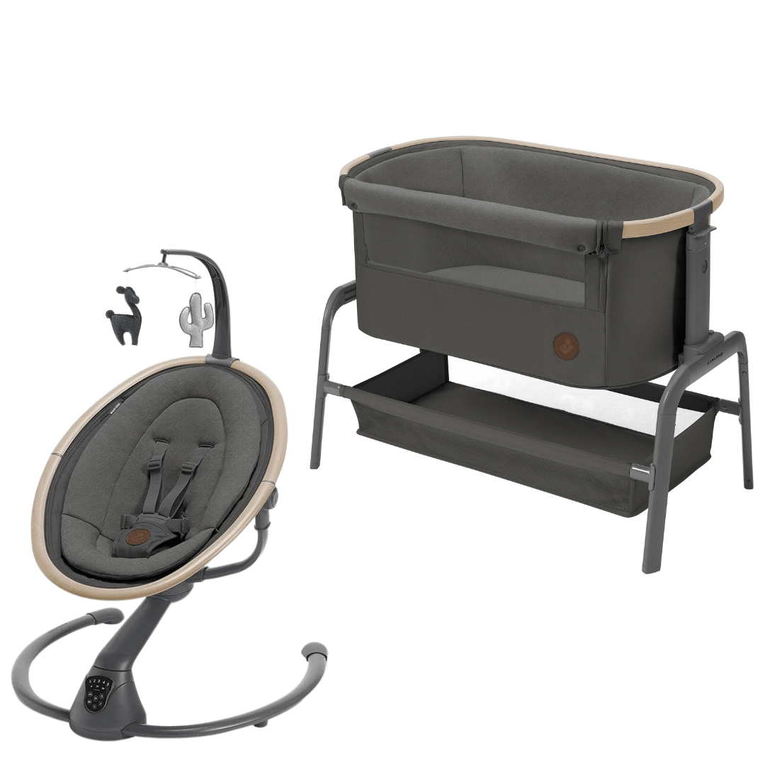 Maxi-Cosi Iora & Cassia Home Bundle in Beyond Graphite Cribs 14415-BEYGPH 3220660341535