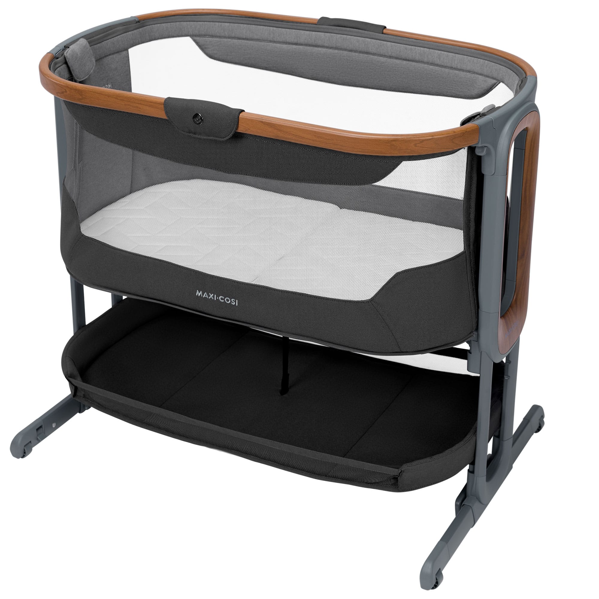 Maxi-Cosi Iora Pro Co-Sleeper & Bassinet in Elegance Graphite Cribs