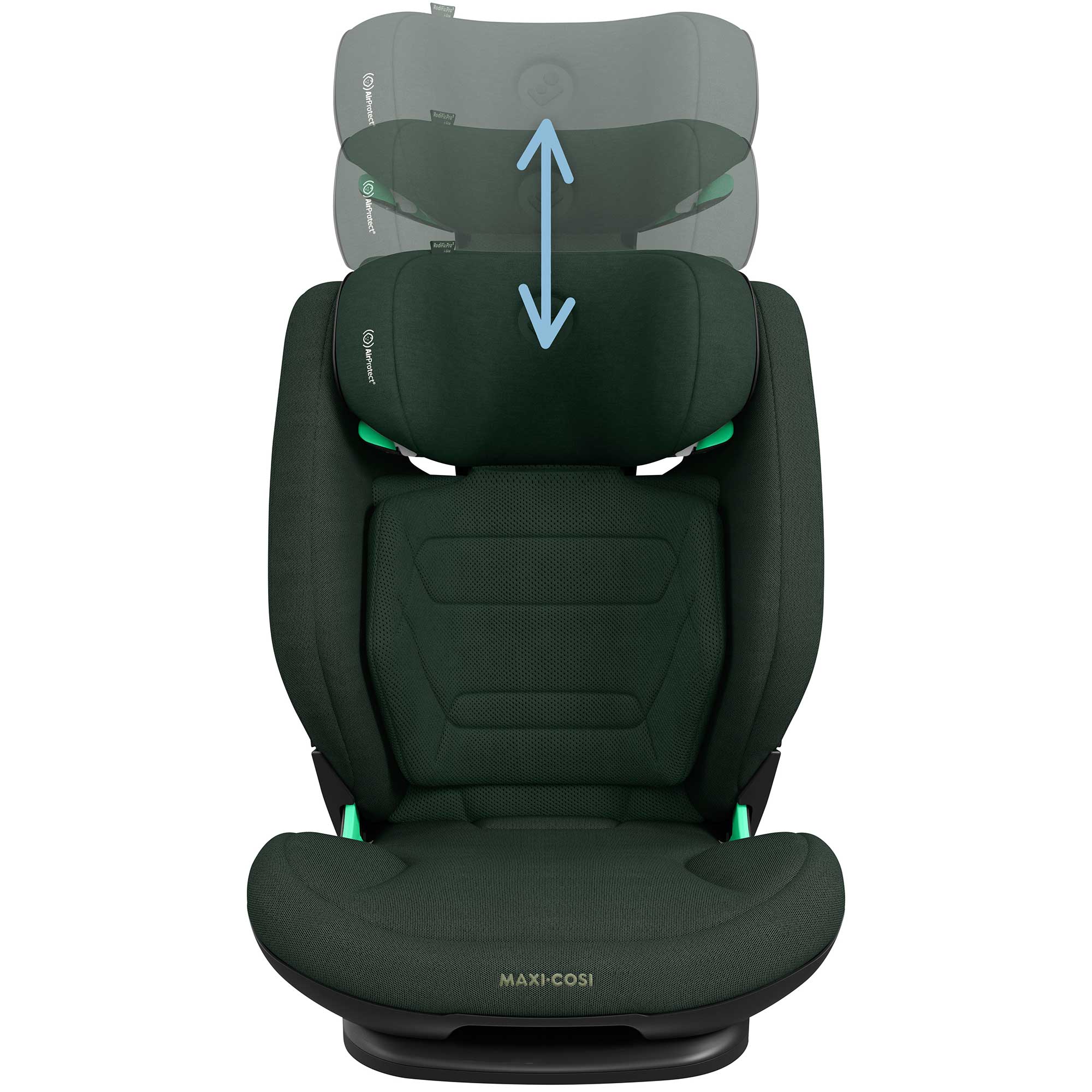 Maxi-Cosi Rodifix Pro 2 i-size Booster Seat in Authentic Green Highback Booster Seats 8800490110 8712930186748