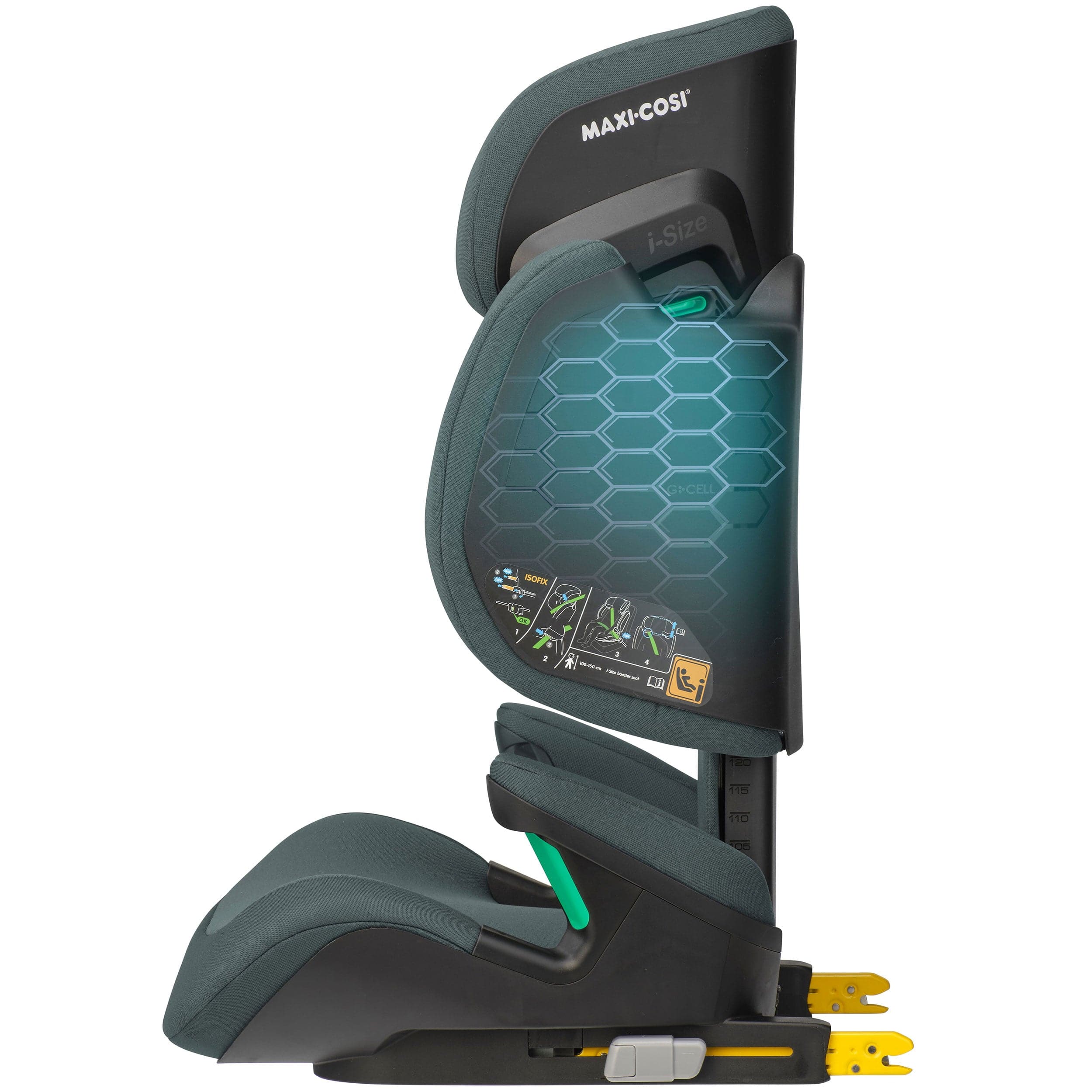 Maxi-Cosi Rodifix R i-Size Car Seat Authentic Graphite Highback Booster Seats 8760550110 8712930187240