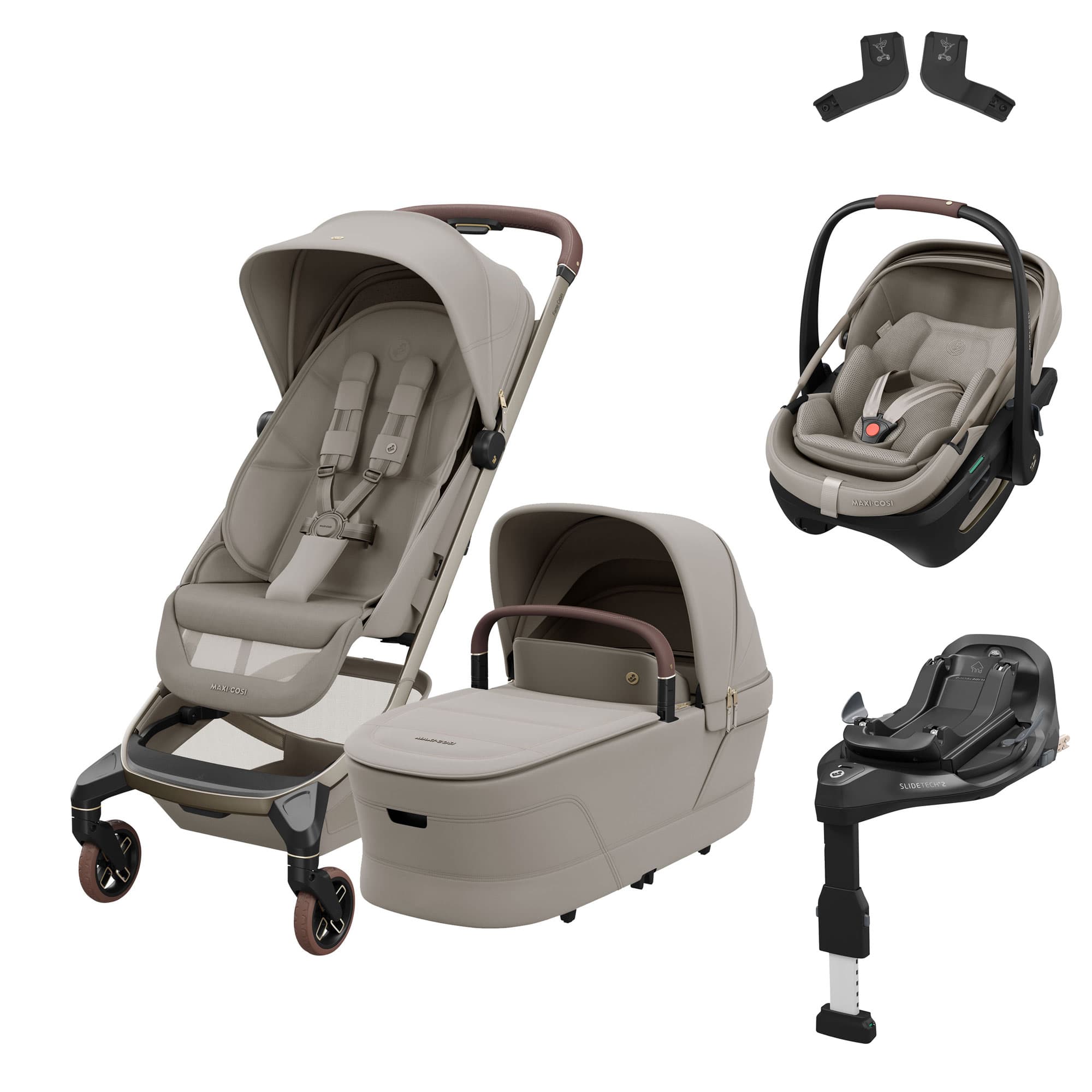 Maxi-Cosi Fame Cabin Zero G Bundle in Sapphire Sand Travel Systems KF10000167 8712930187950