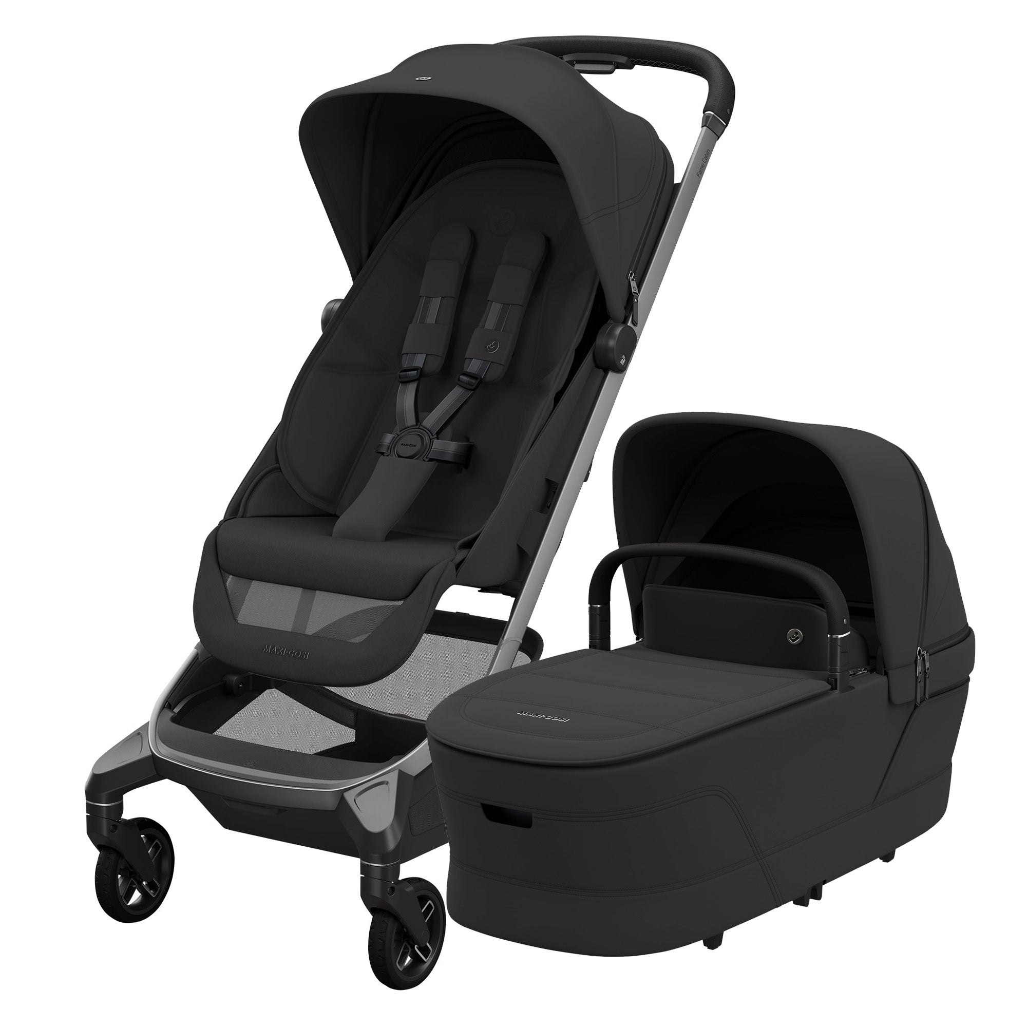 Maxi-Cosi Fame Cabin Complete Pram in Onyx Black