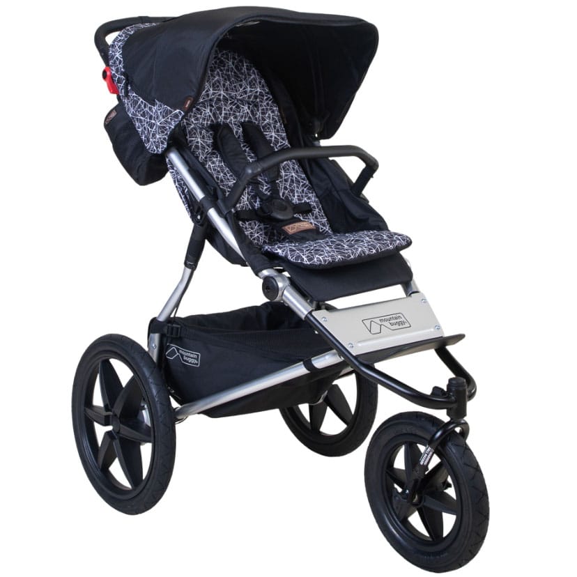 Mountain Buggy Terrain V4 With Carrycot in Graphite 3 Wheelers 21606-GRA 9420015782745